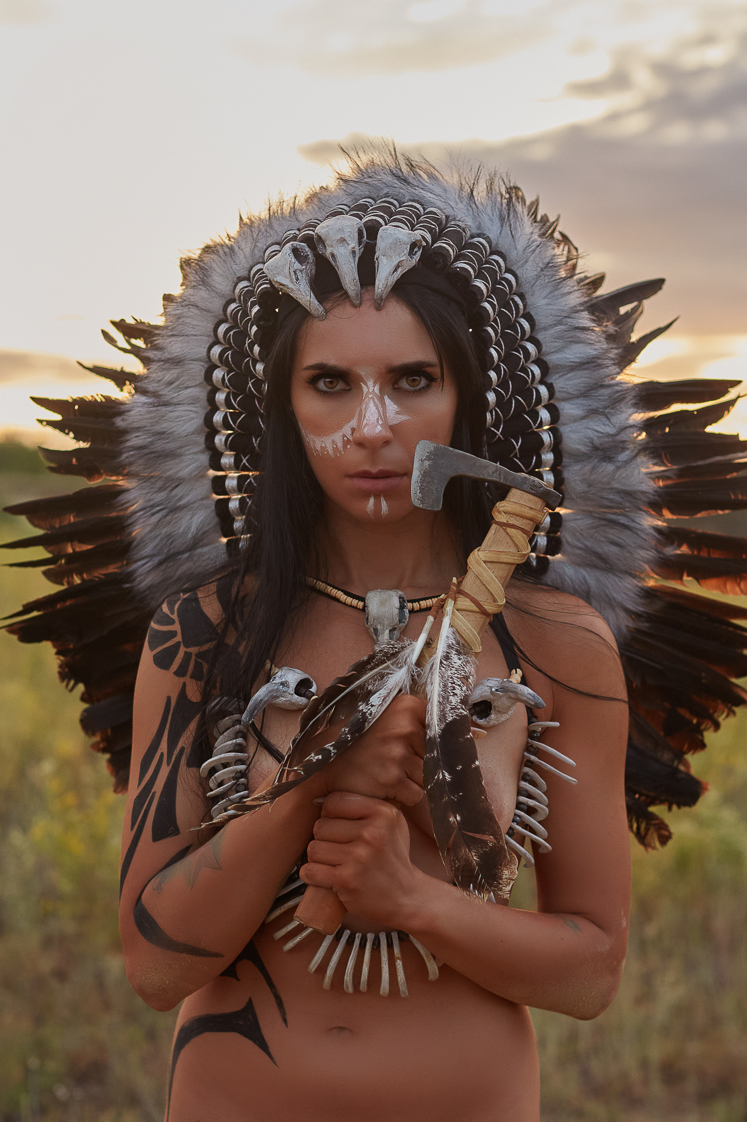 Девушка скво. Свадебный фотограф, портретный фотограф в Москве и Саратове Оксана Анциферова