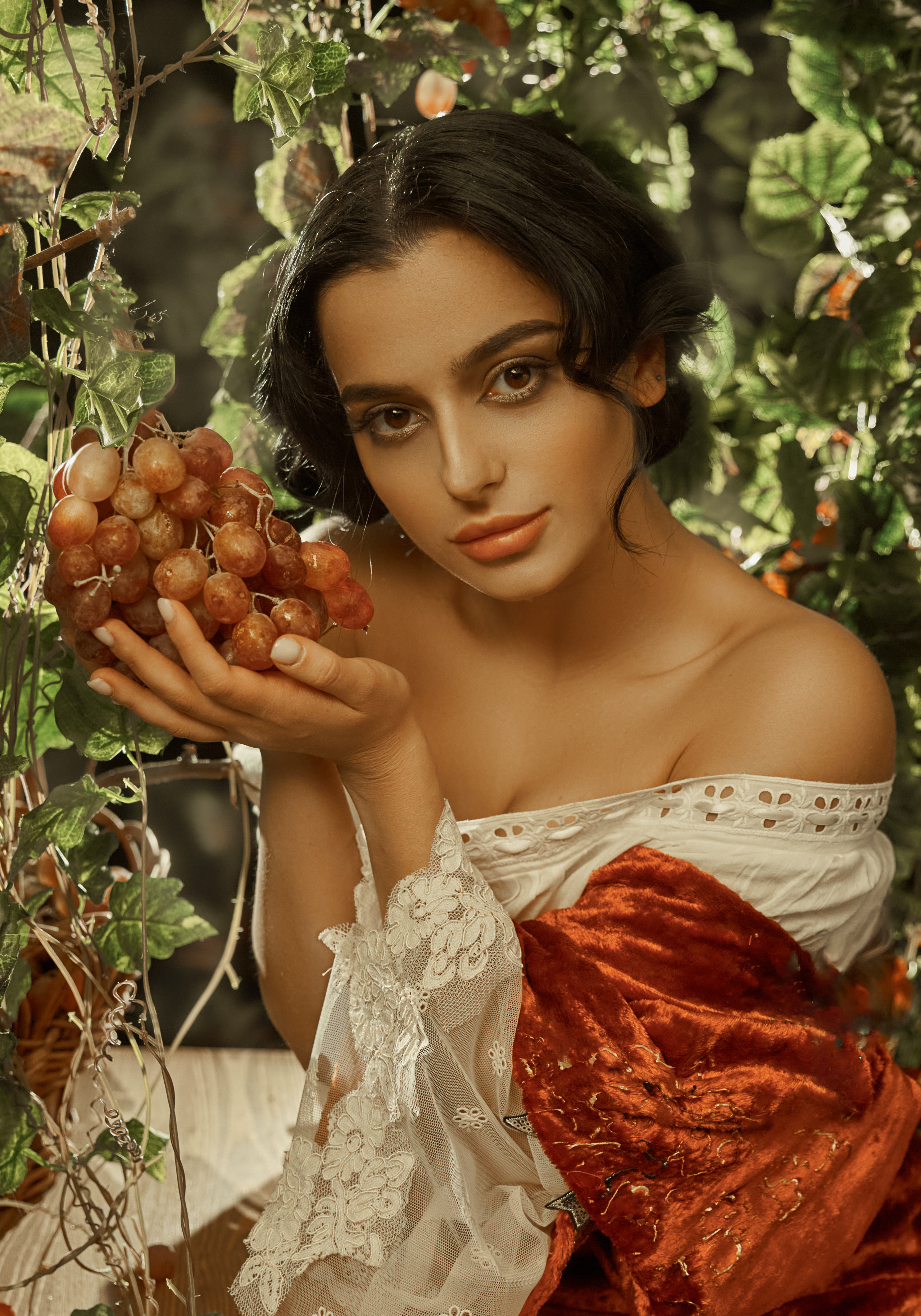 Образ под картину Брюллова «Итальянский полдень». Свадебный фотограф, портретный фотограф в Москве и Саратове Оксана Анциферова