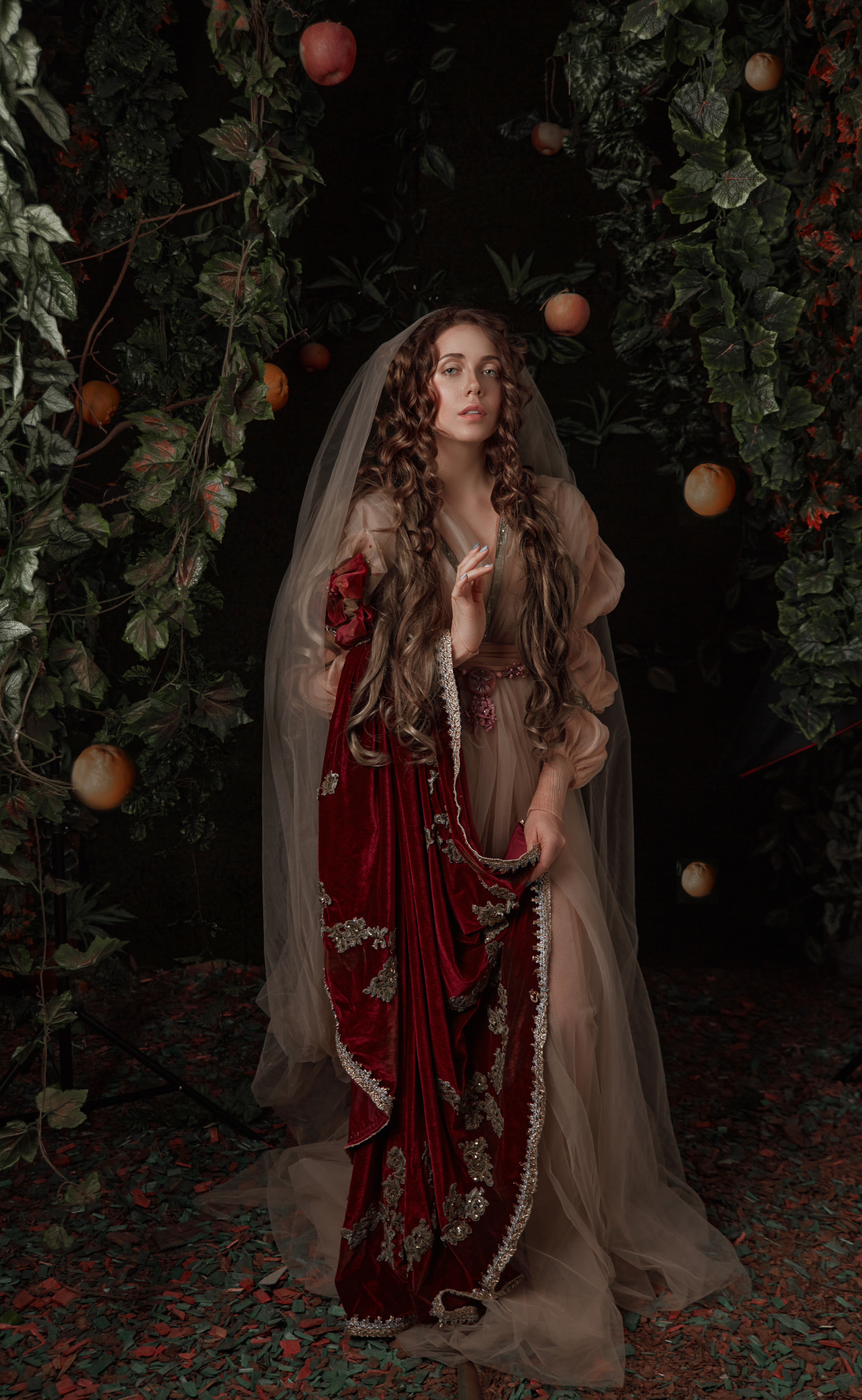 Образ под картину Боттичелли «Весна». Свадебный фотограф, портретный фотограф в Москве и Саратове Оксана Анциферова