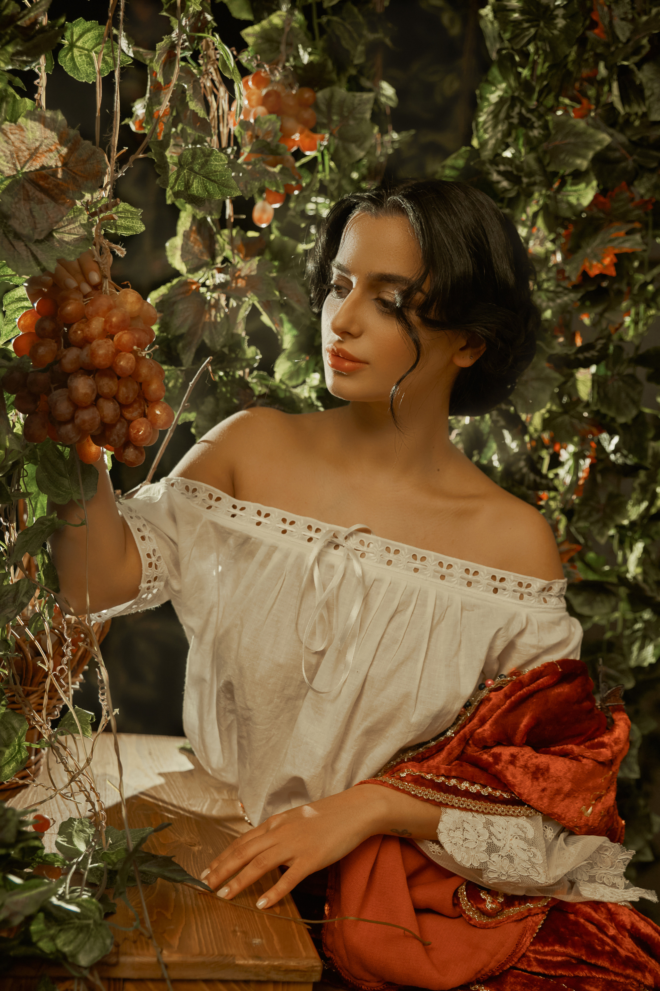 Образ под картину Брюллова «Итальянский полдень». Свадебный фотограф, портретный фотограф в Москве и Саратове Оксана Анциферова