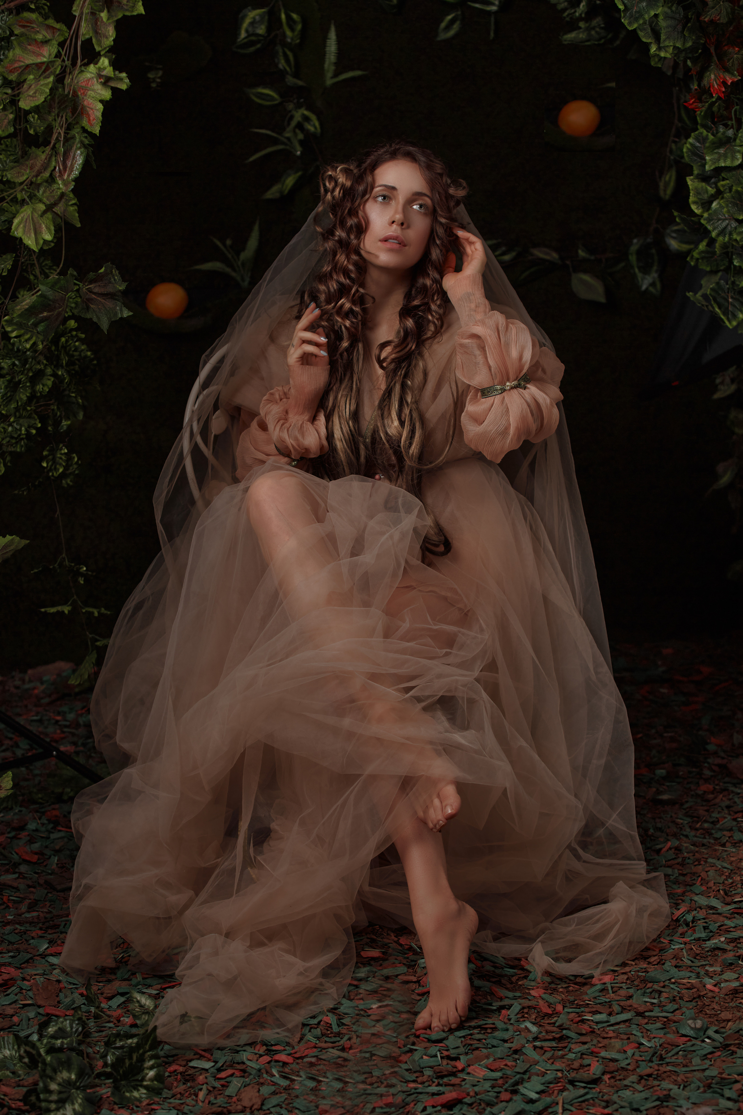 Образ под картину Боттичелли «Весна». Свадебный фотограф, портретный фотограф в Москве и Саратове Оксана Анциферова