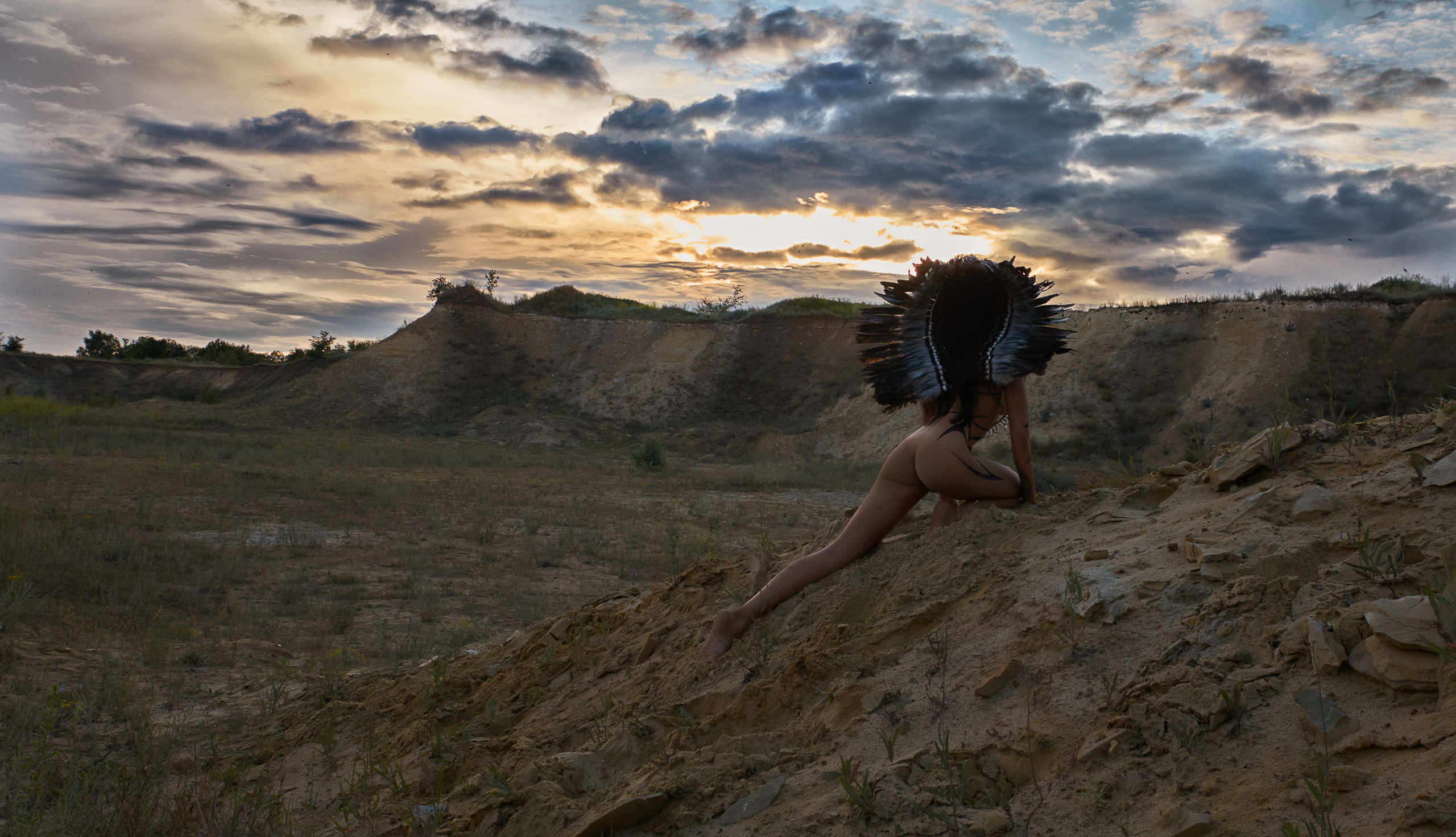 Девушка скво. Свадебный фотограф, портретный фотограф в Москве и Саратове Оксана Анциферова