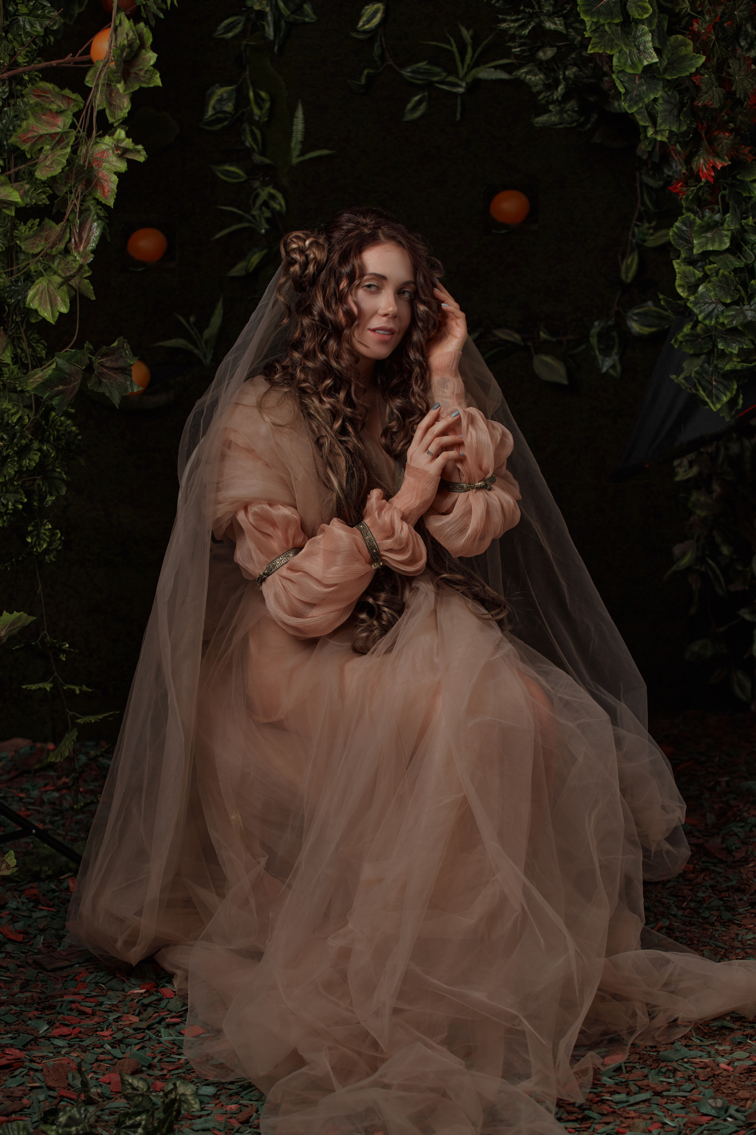 Образ под картину Боттичелли «Весна». Свадебный фотограф, портретный фотограф в Москве и Саратове Оксана Анциферова