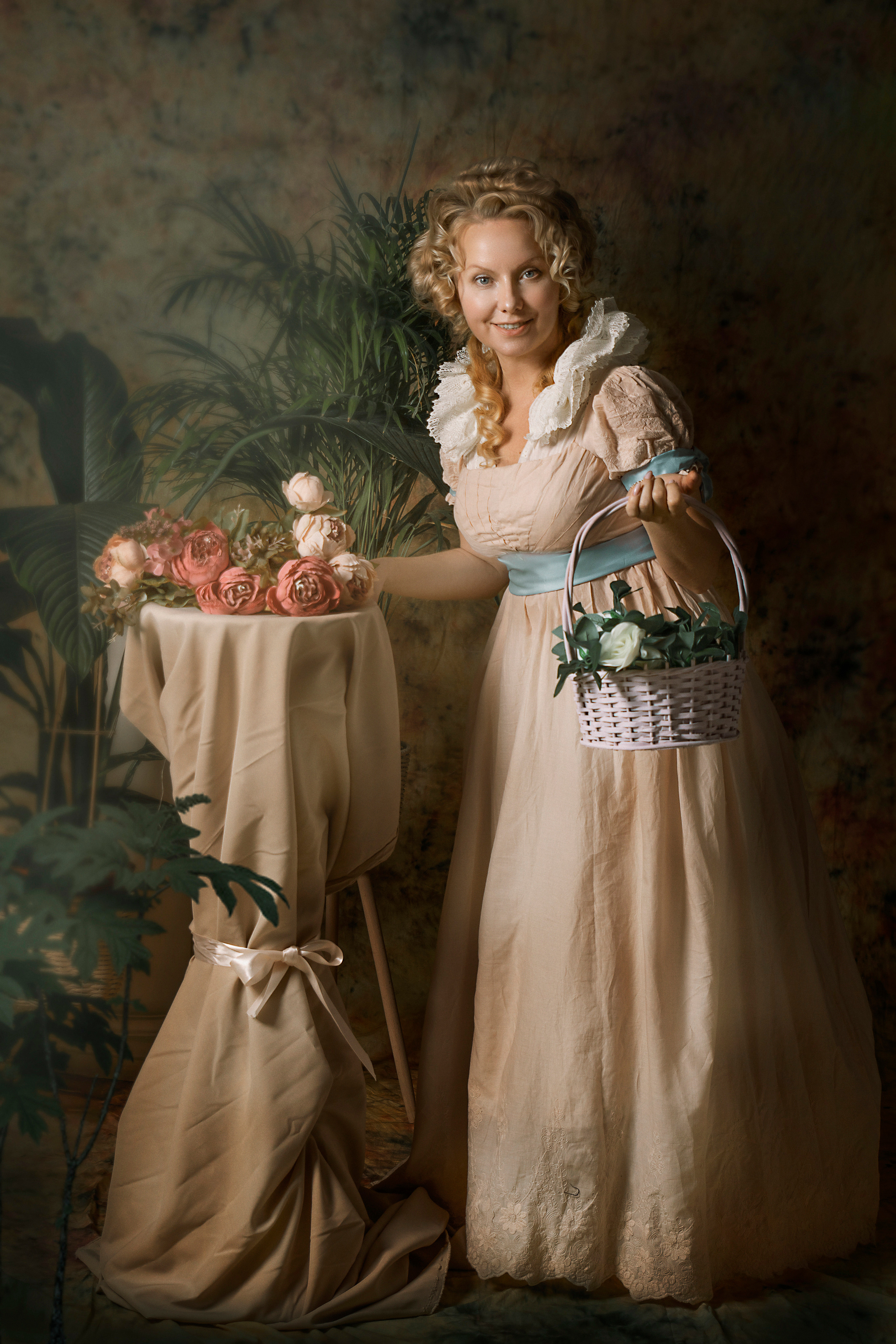 Образ под картину Боровиковского «Лопухина». Свадебный фотограф, портретный фотограф в Москве и Саратове Оксана Анциферова