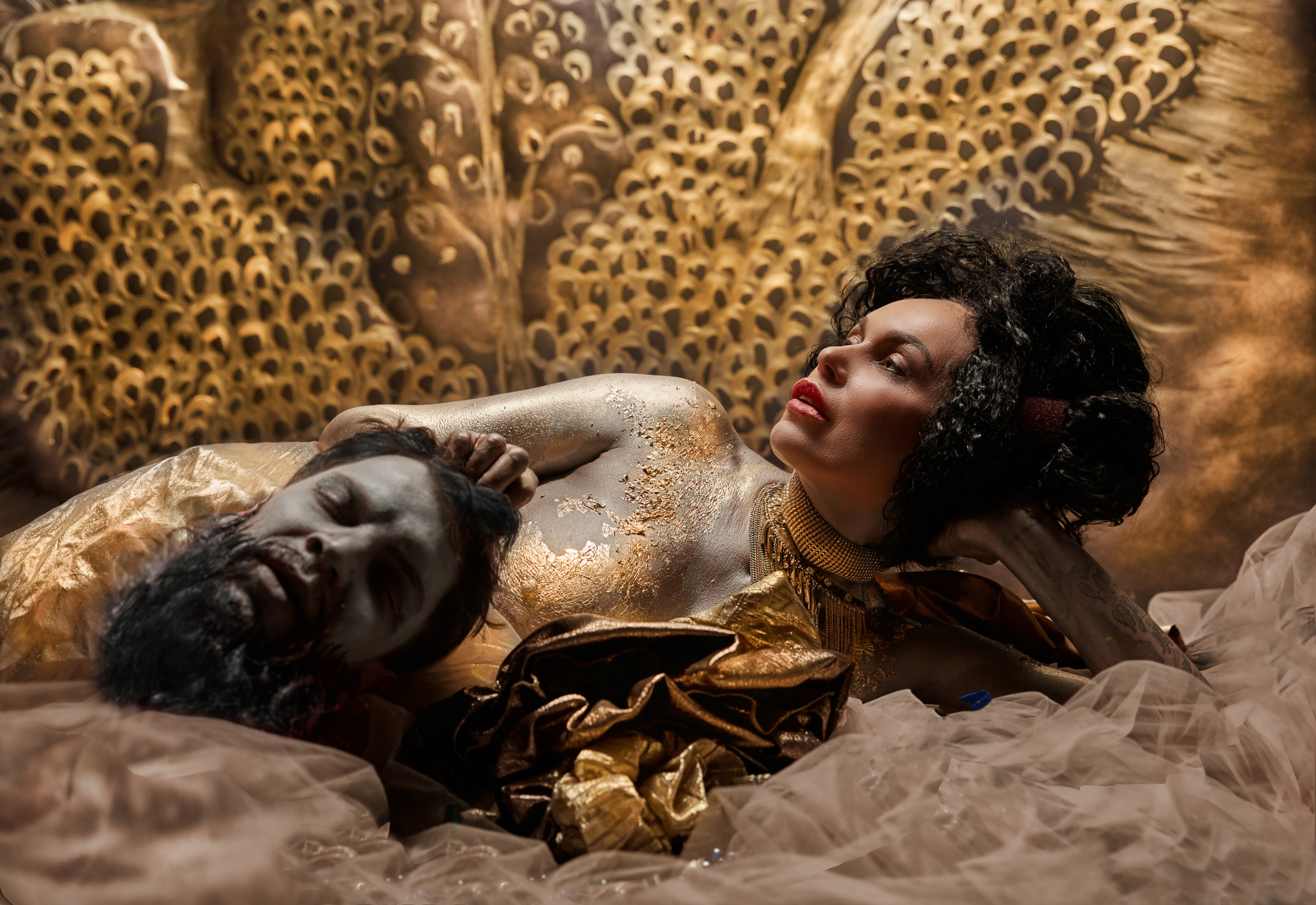 Образ под картину Климта «Юдифь». Свадебный фотограф, портретный фотограф в Москве и Саратове Оксана Анциферова