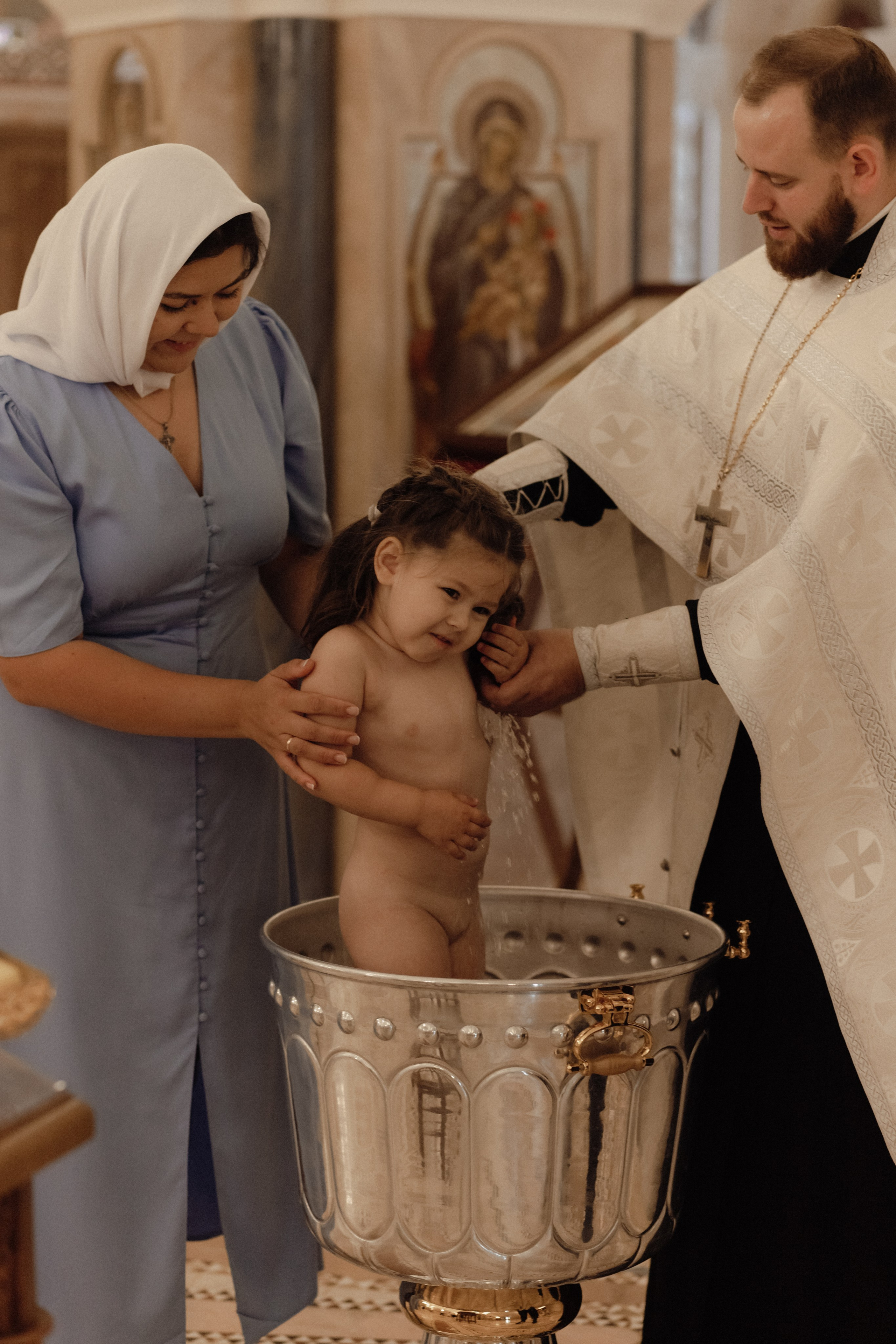 Крещение Киры. Семейный и свадебный фотограф в Челябинске Мария Леонтьева