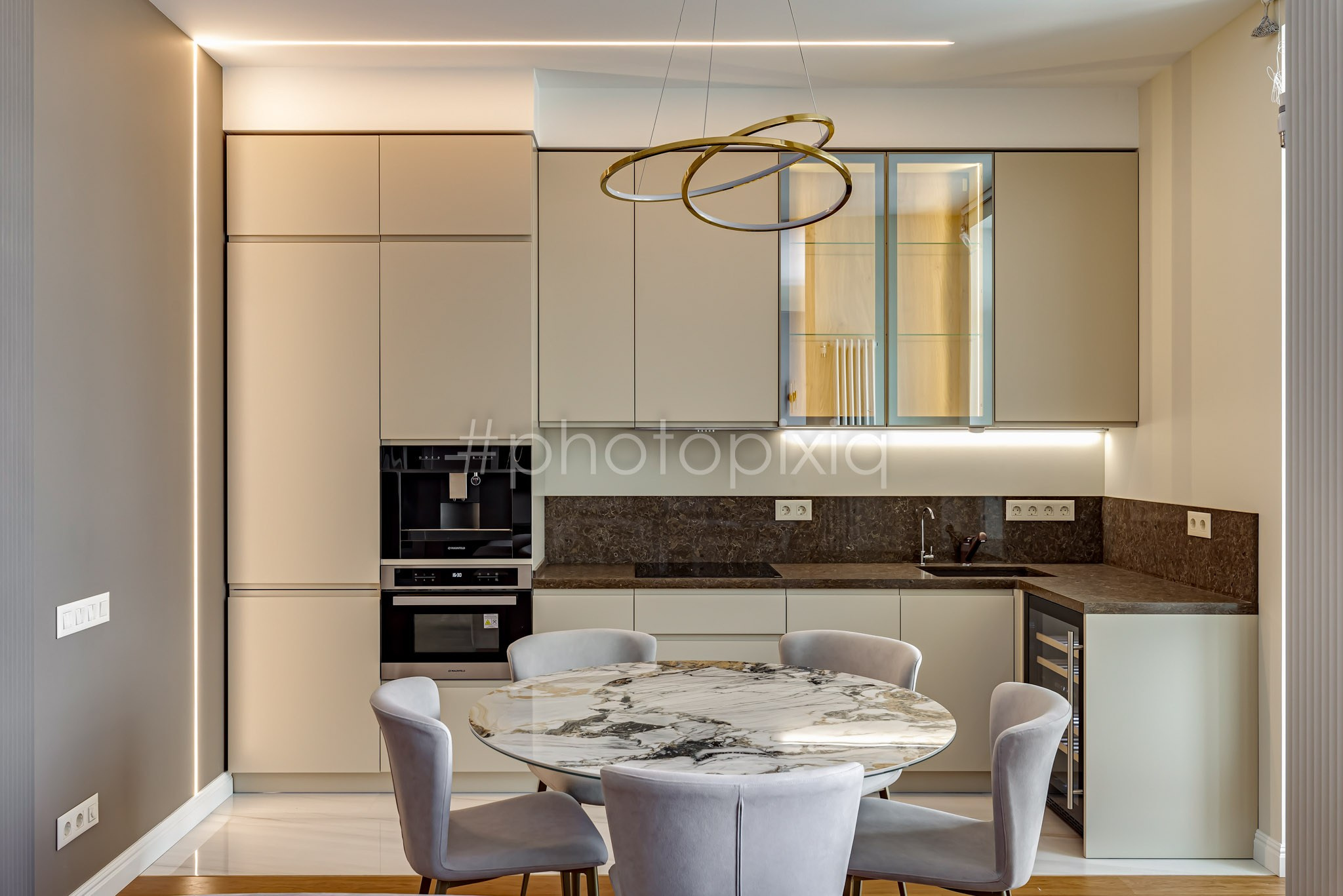 Фотосъёмка кухни PRO-MOBILI для портфолио. Интерьерная съёмка и виртуальные туры — Интерьерный фотограф Кузнецов Сергей (photopixiq)