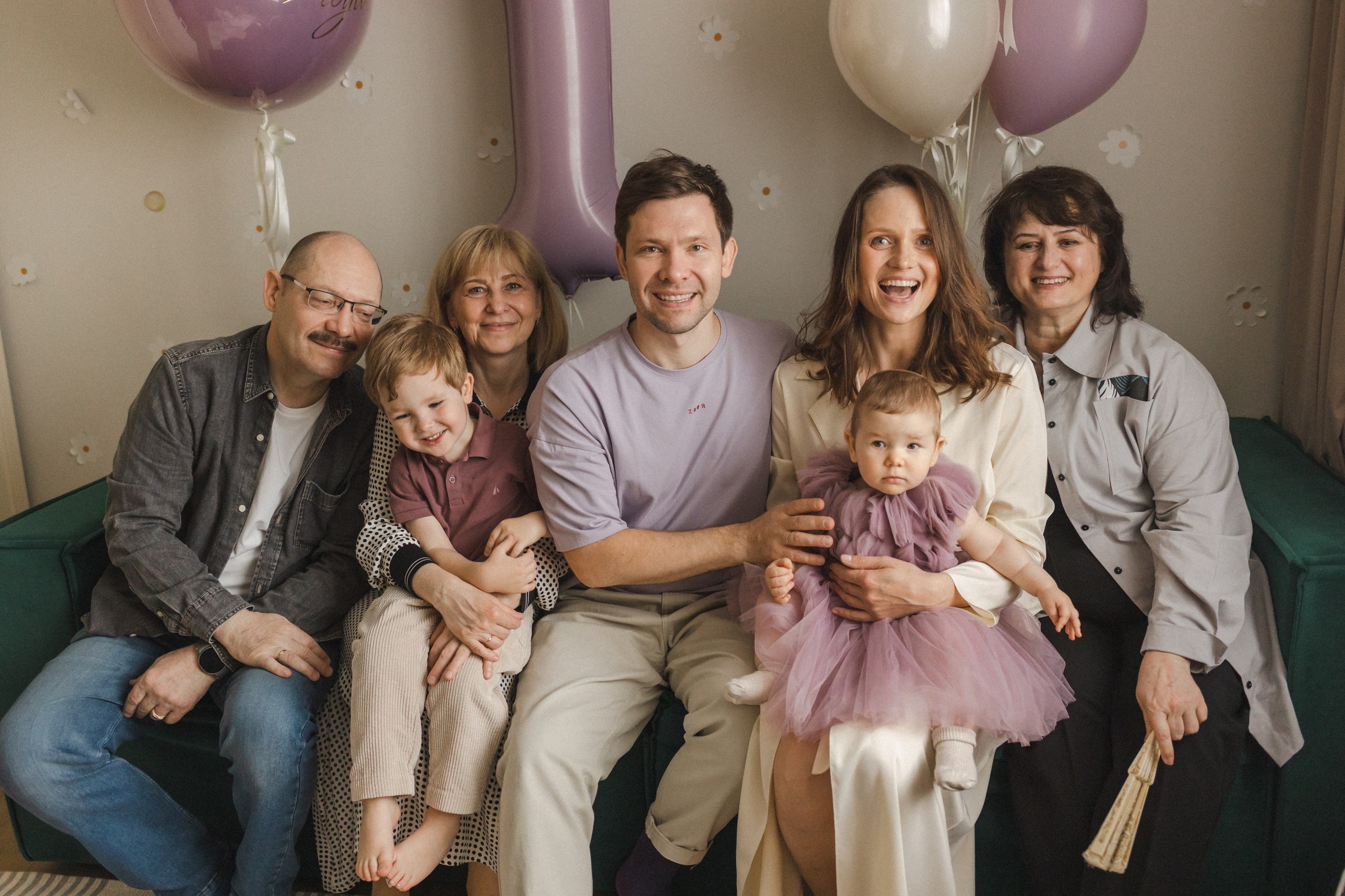 Аглае 1 годик. Семейный фотограф в Москве