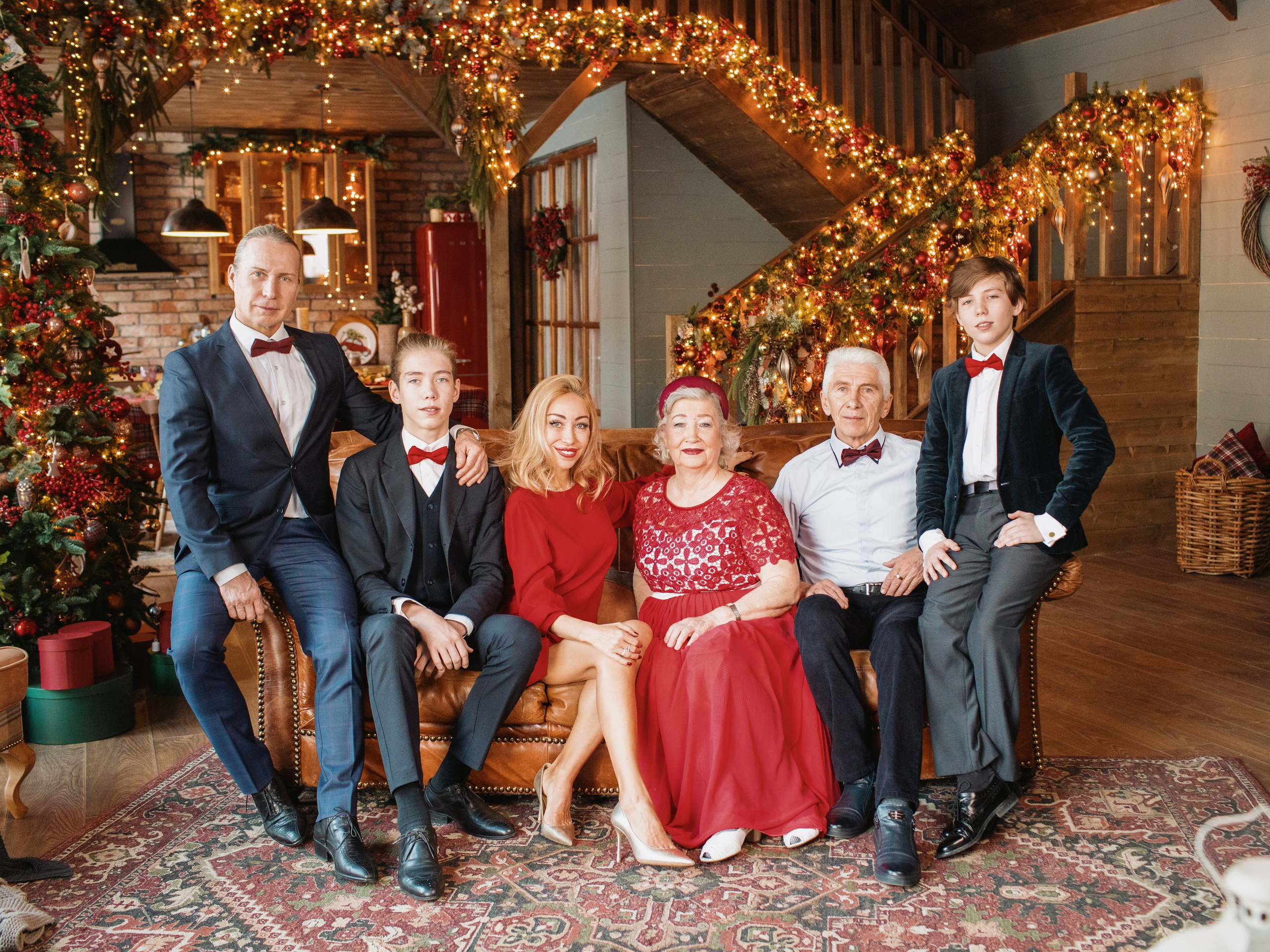 Съемка большой семьи. Фотосессии в фотостудии Мимика Москва