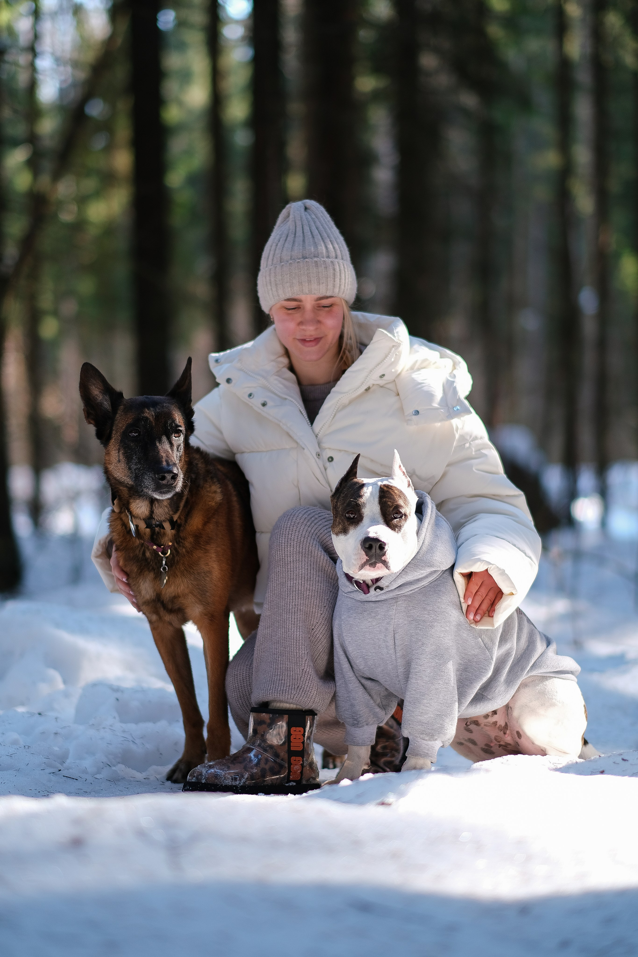 Женя, Афра и Молли. Фотограф и видеограф анималист Аганина Дарья