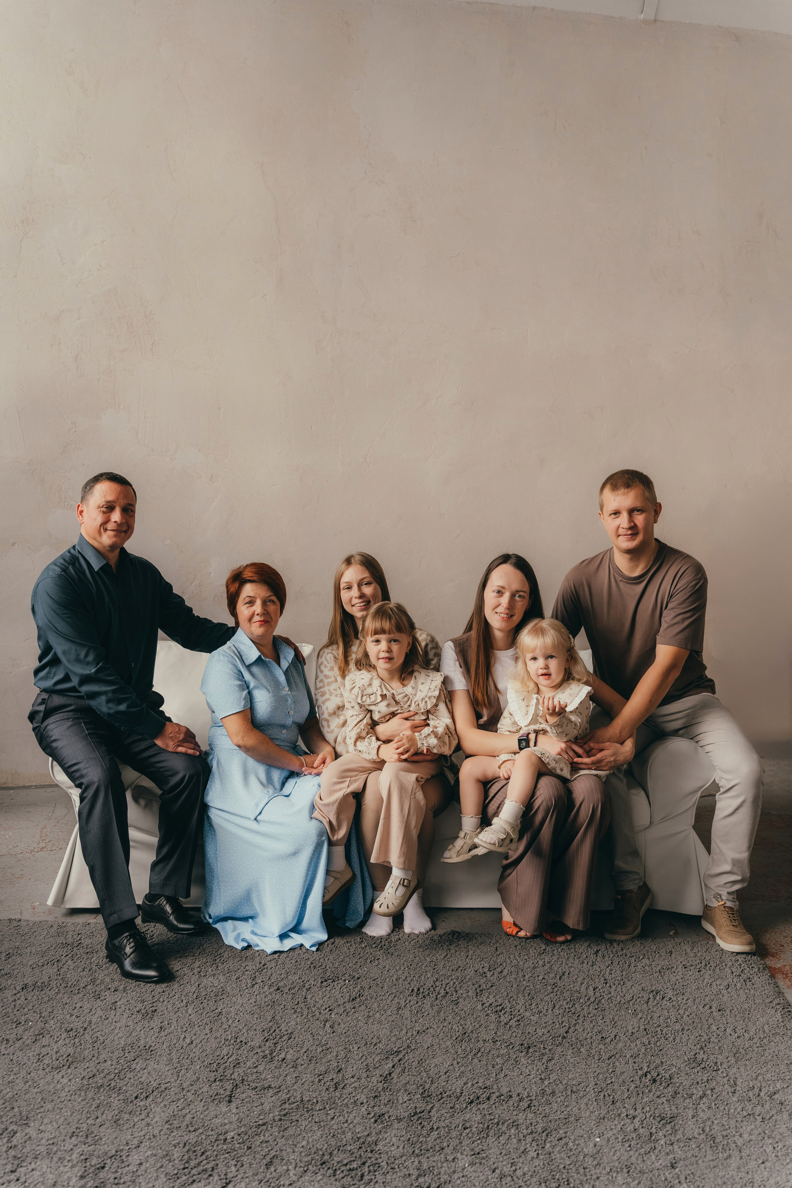 Большая семья. Семейный фотограф • Домашние съемки в Нижнем Новгороде