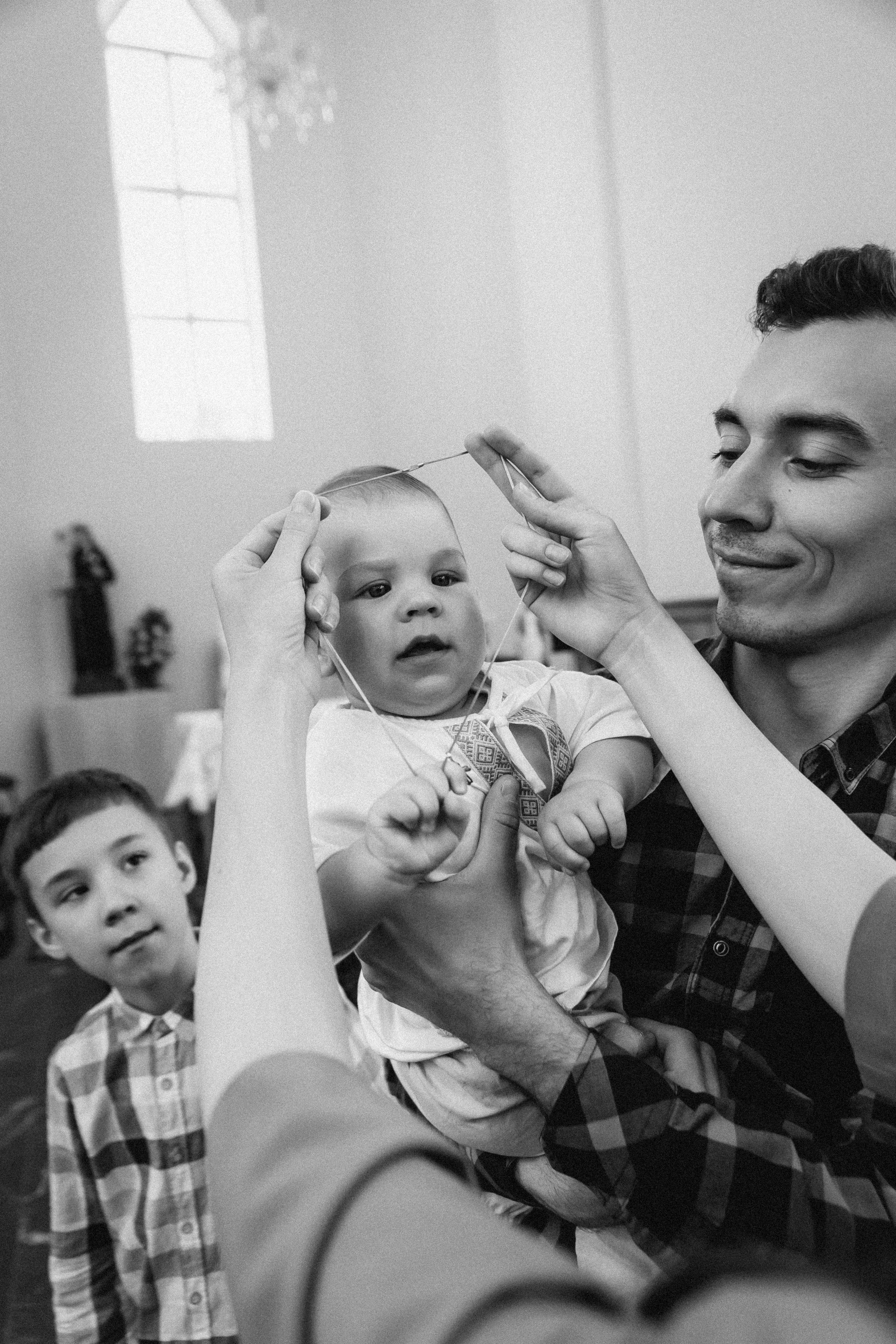 Крещение Назара. Семейный фотограф Минск Усова Ольга