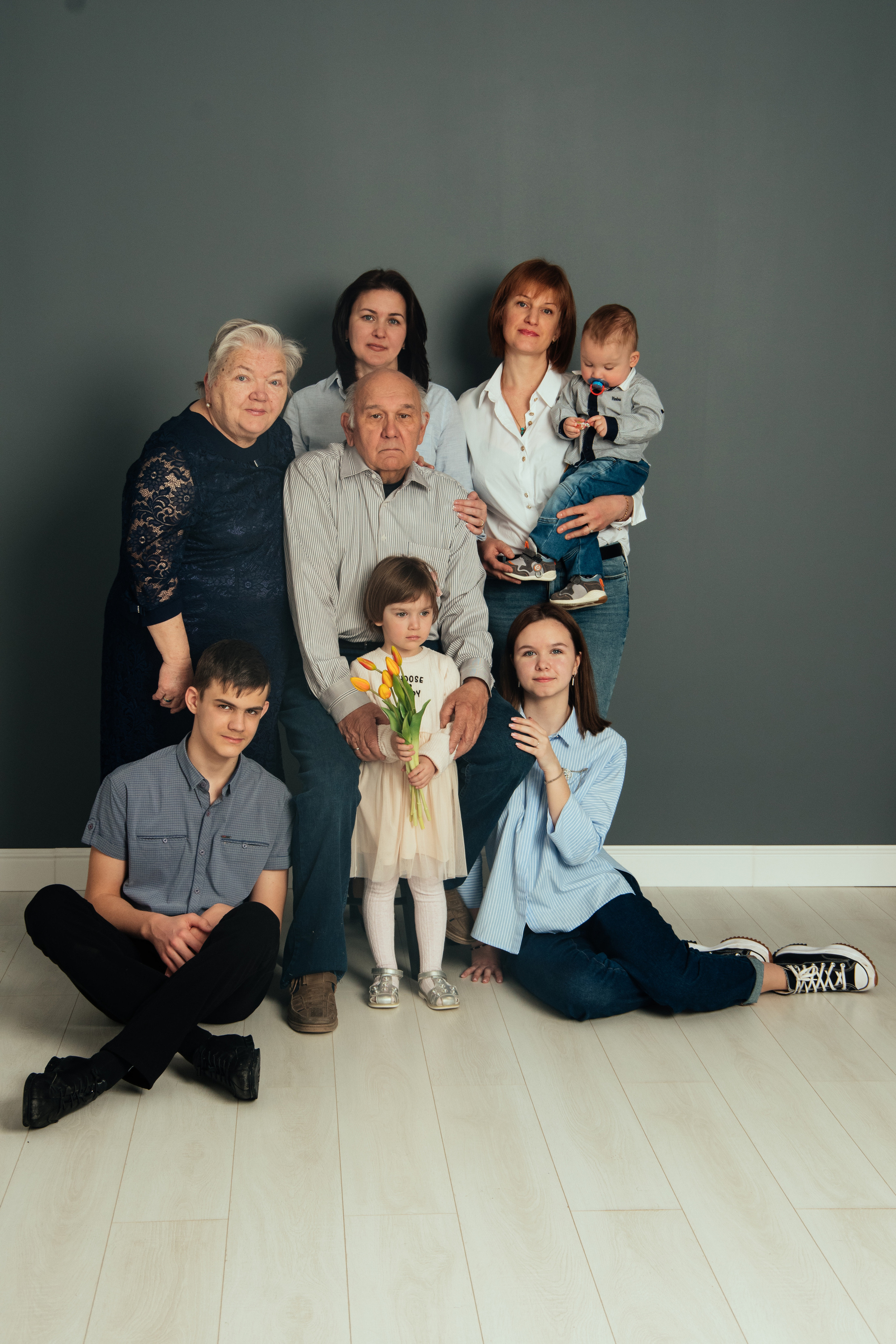 Три поколения одной семьи. Семейный фотограф Пятигорск, Кисловодск, Эльбрус. Марина Вяликова