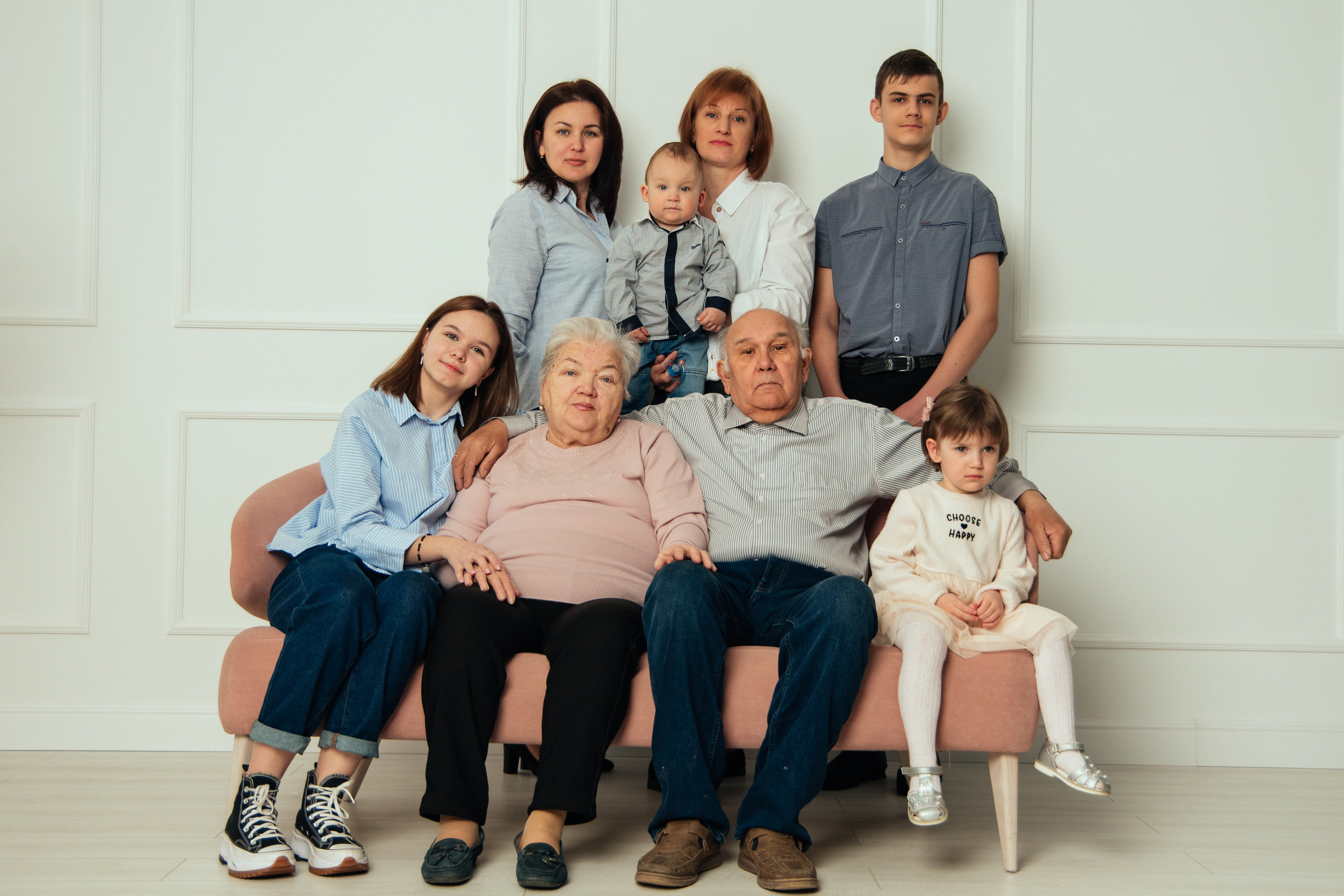 Три поколения одной семьи. Семейный фотограф Пятигорск, Кисловодск, Эльбрус. Марина Вяликова