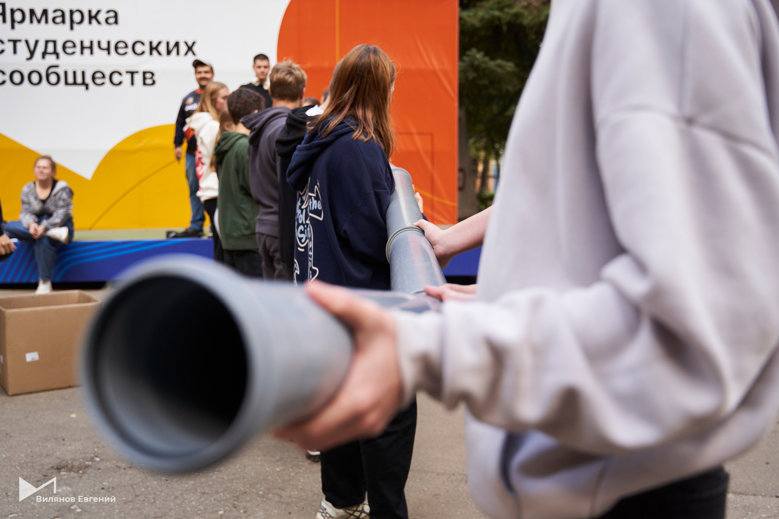 Мероприятие «Веревка» для первокурсников ННГАСУ. Репортажный фотограф Вилянов Евгений. Нижний Новгород