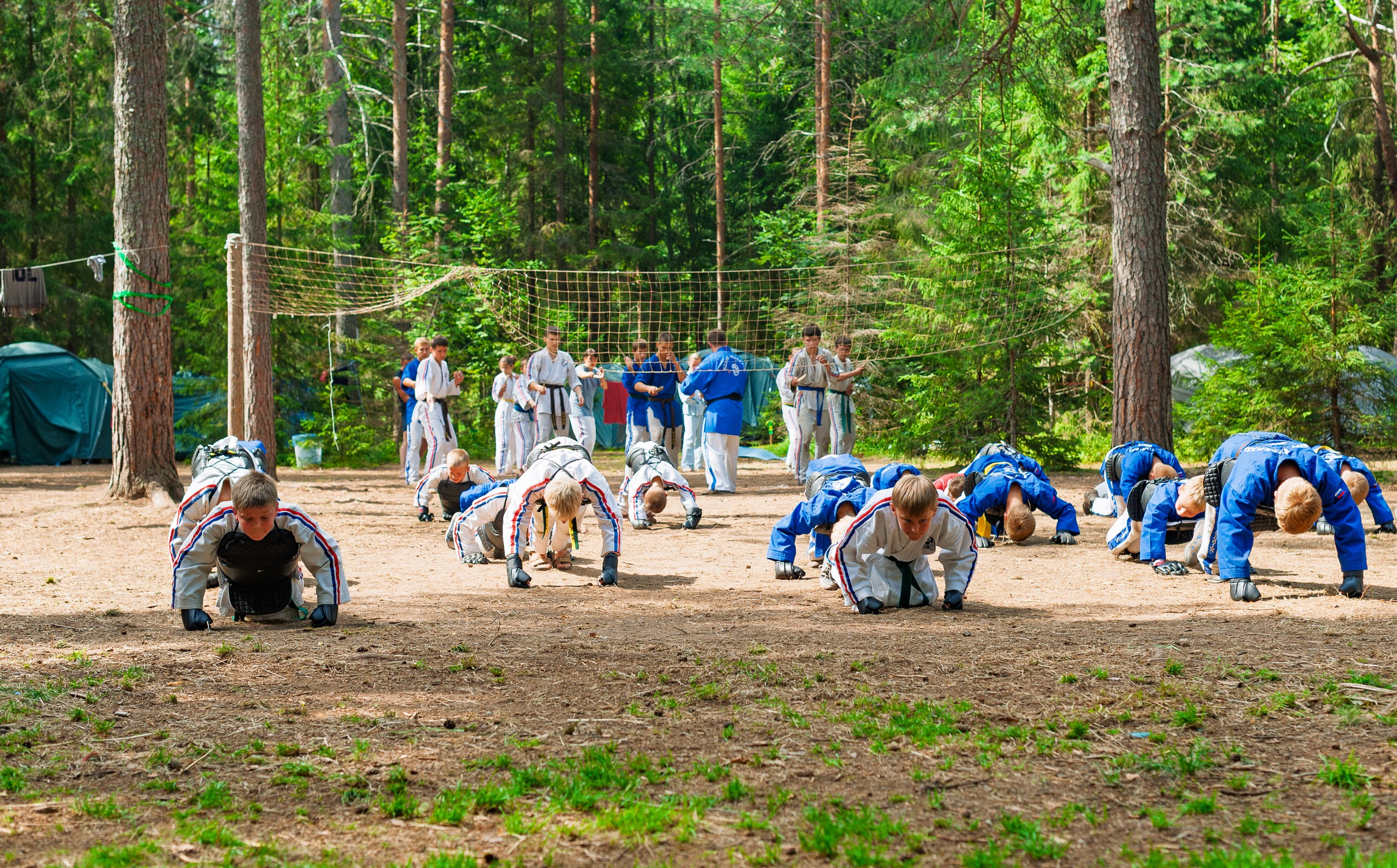 Летние тренировочные боры Школы Боевых Искусств «МОН», Валдай 2011 г. тренировки