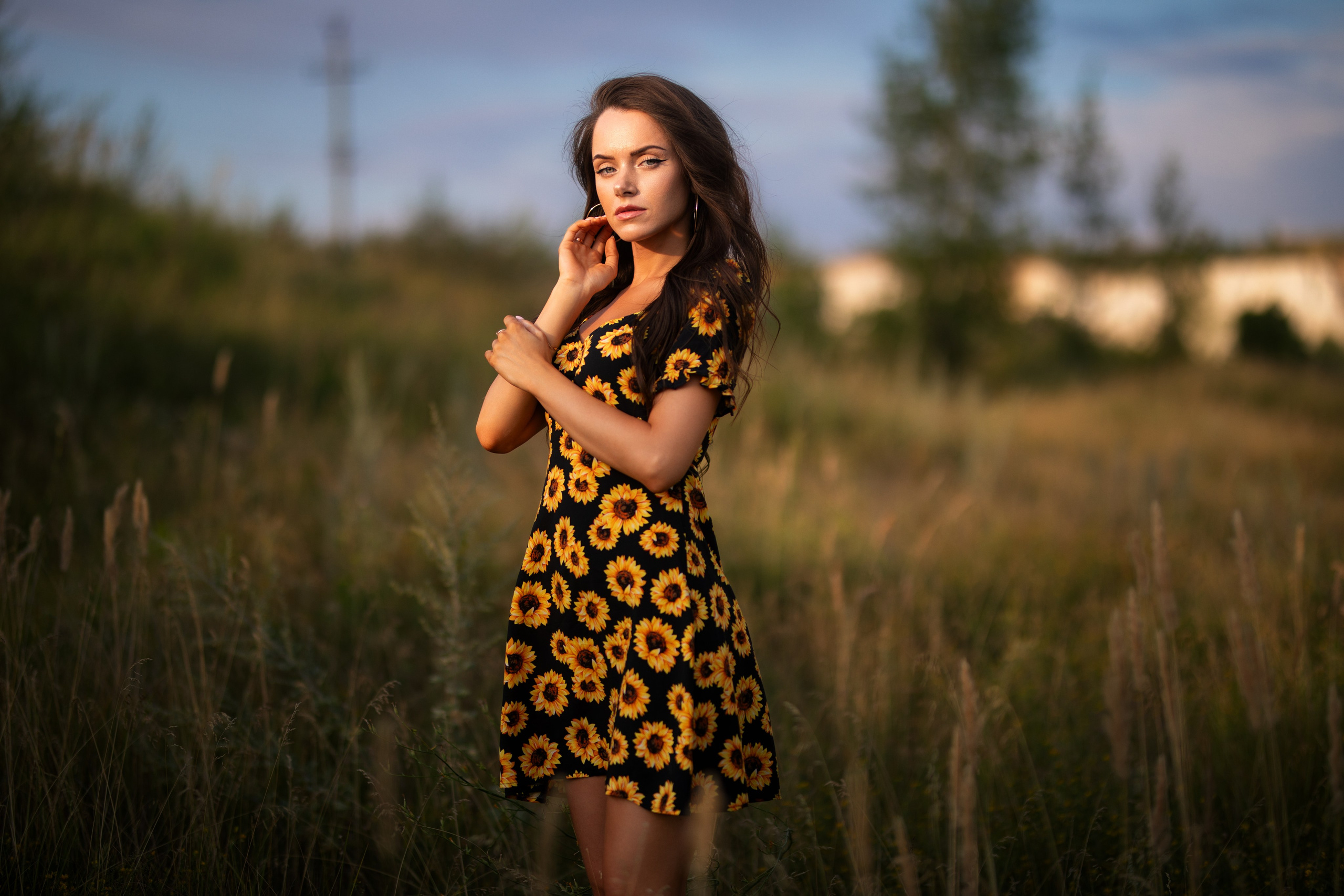 Летняя съемка с Екатериной на природе в парке Белый Колодец в формате для «себя»