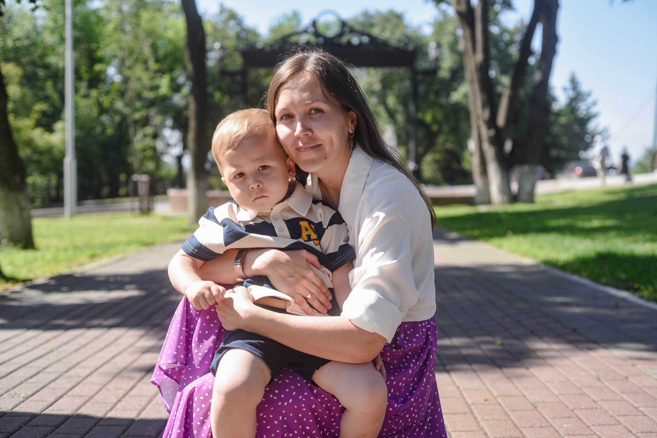 Семейная съемка в парке. Семейный и свадебный фотограф в г. Уфа Динара