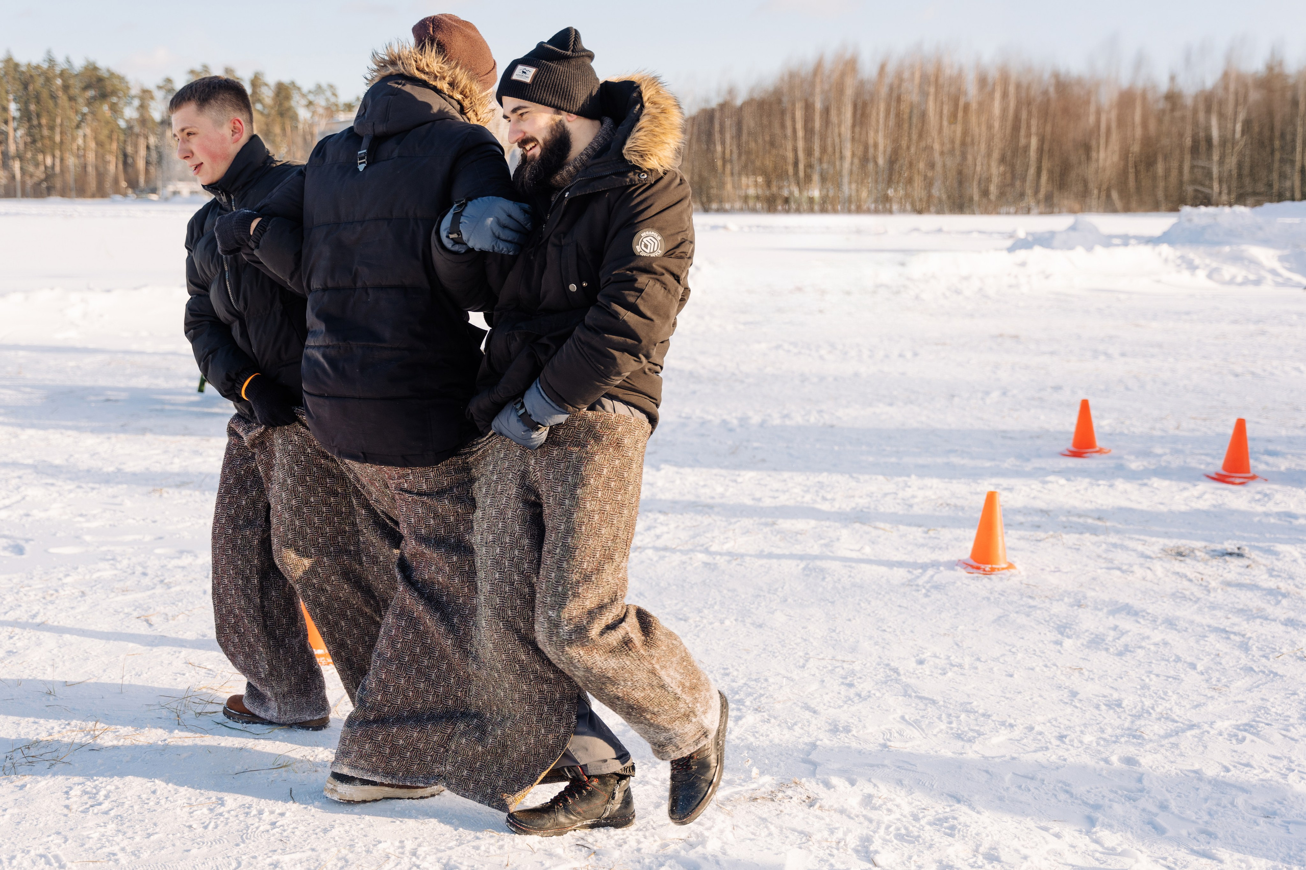 Зимние игры. Свадебные фотосессии в Москве. Фотограф Сергей Ржевский