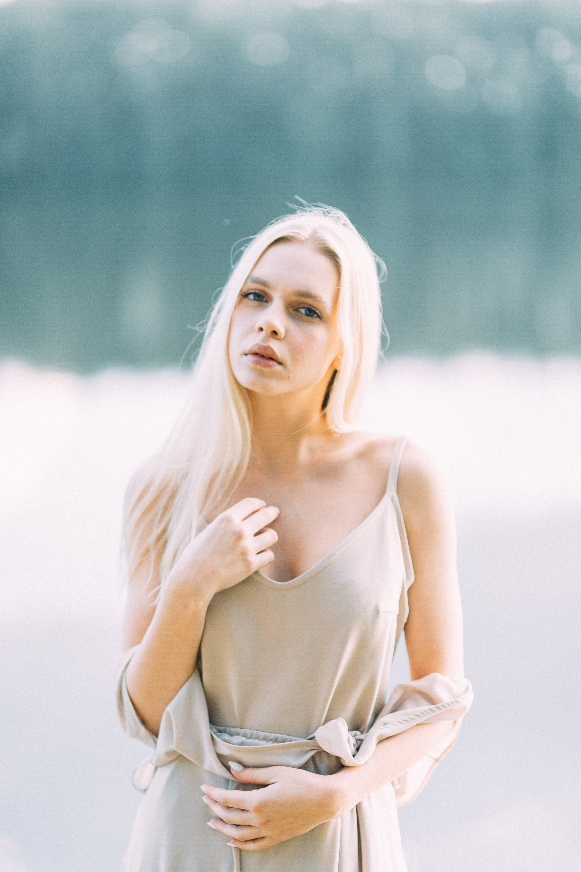 Закатная съемка на озере Тургояк