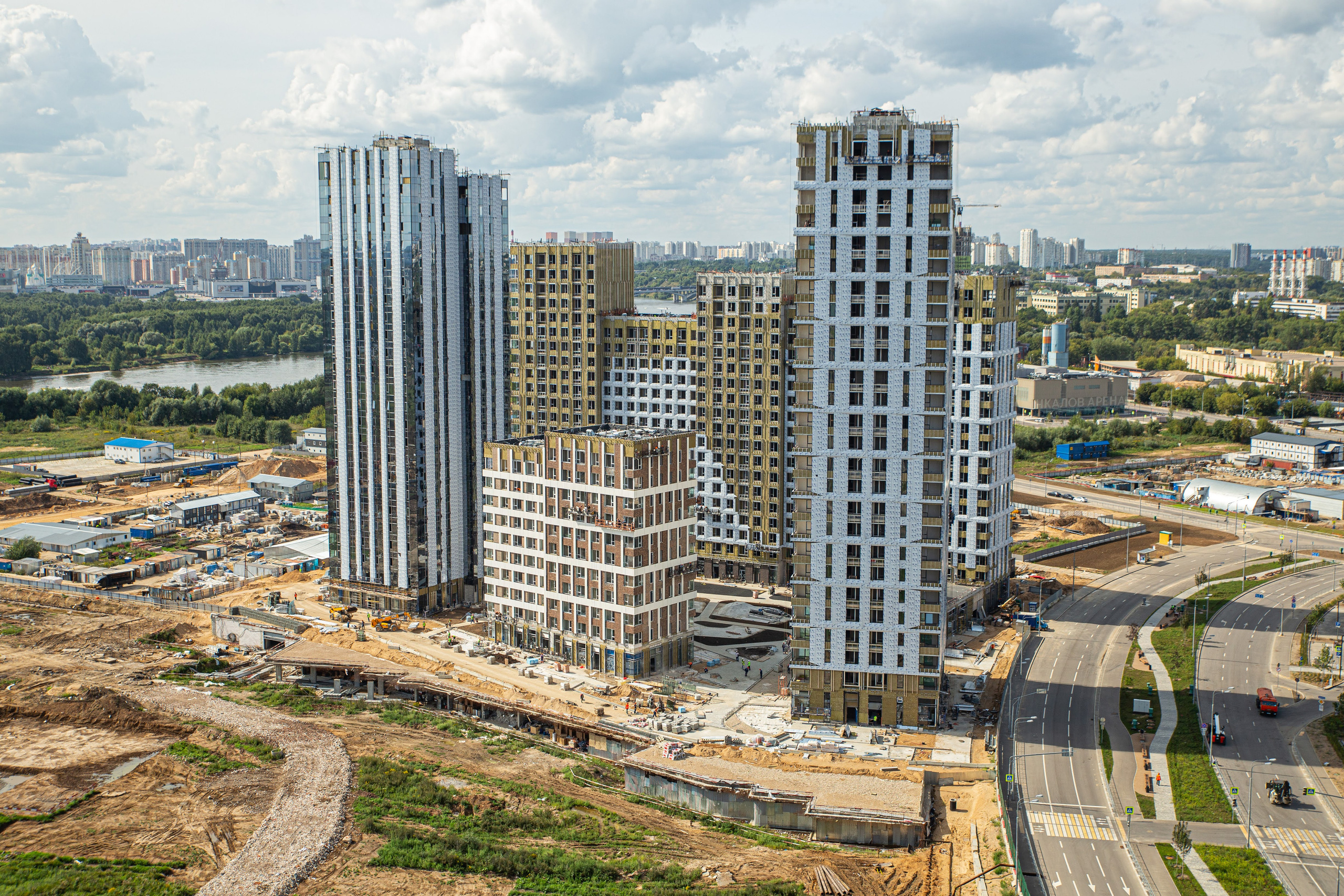 Этапы строительства. Рекламный коммерческий фотограф в Москве Владимир Лукьянов