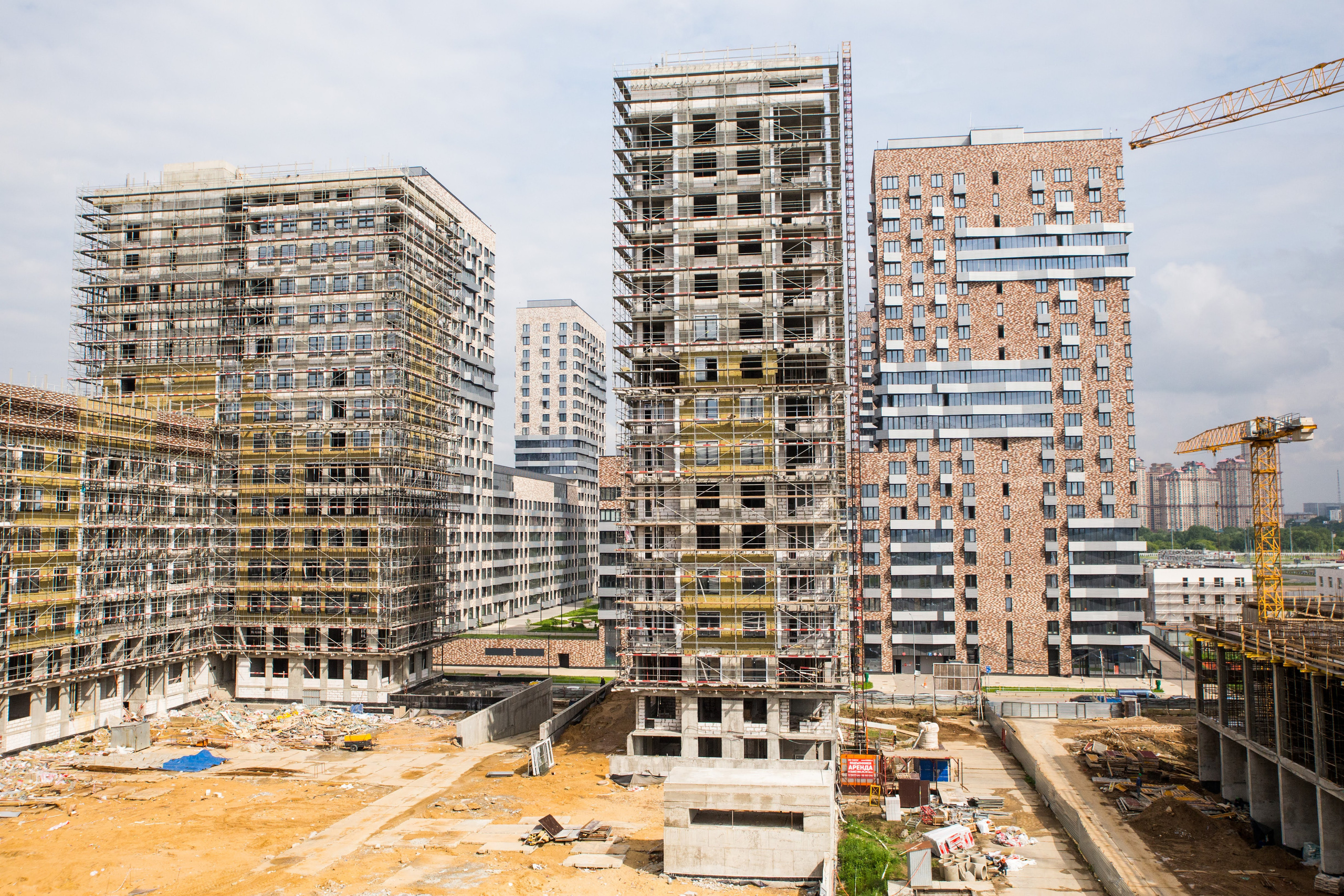 Этапы строительства. Рекламный коммерческий фотограф в Москве Владимир Лукьянов