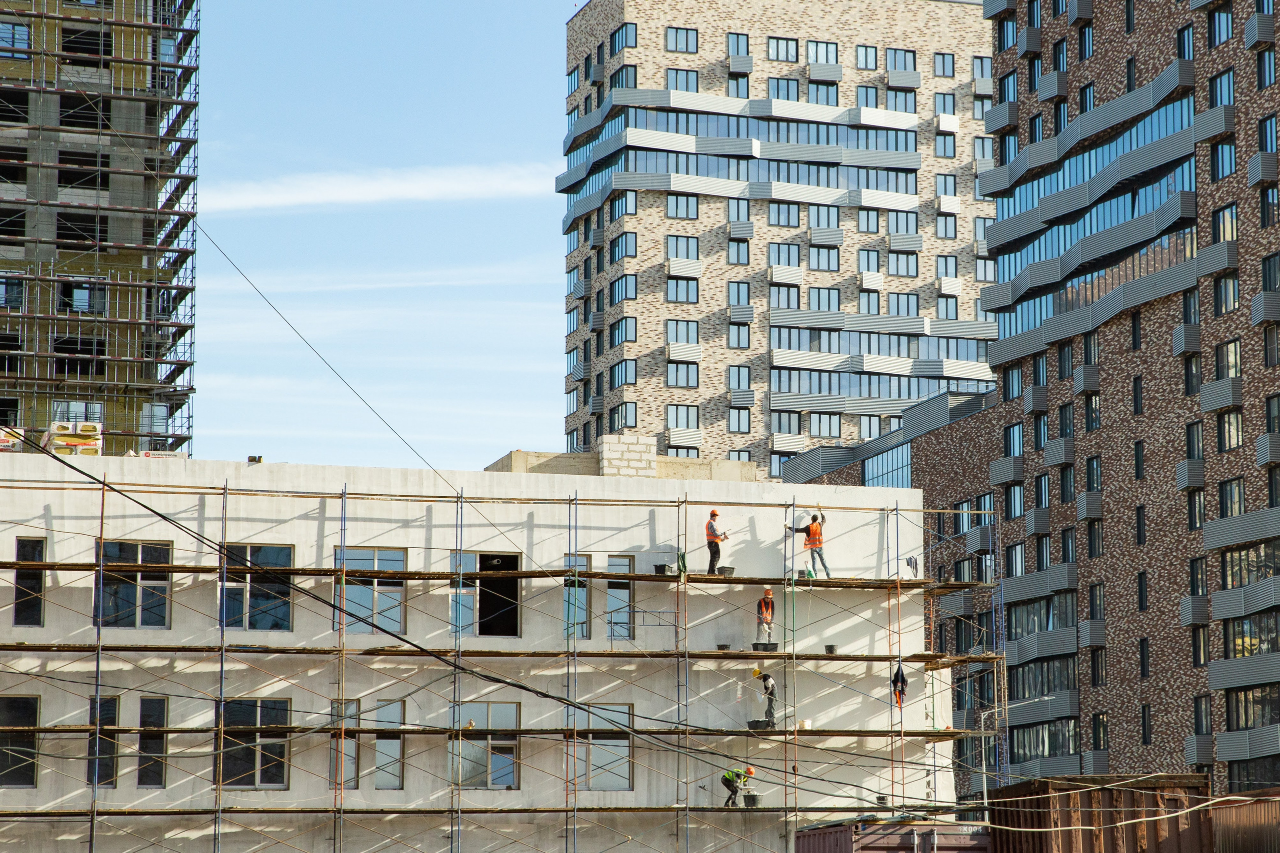Этапы строительства. Рекламный коммерческий фотограф в Москве Владимир Лукьянов