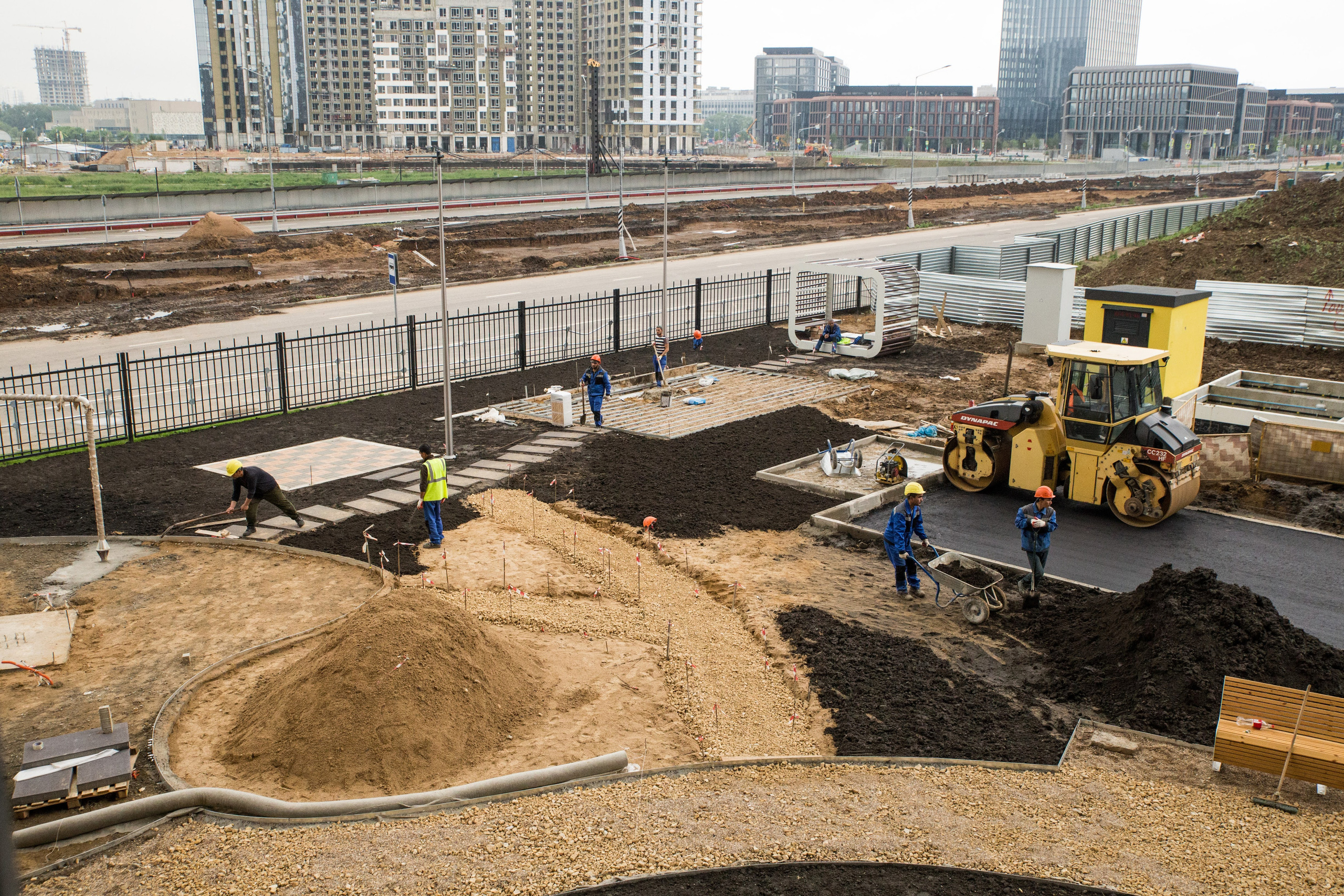 Этапы строительства. Рекламный коммерческий фотограф в Москве Владимир Лукьянов