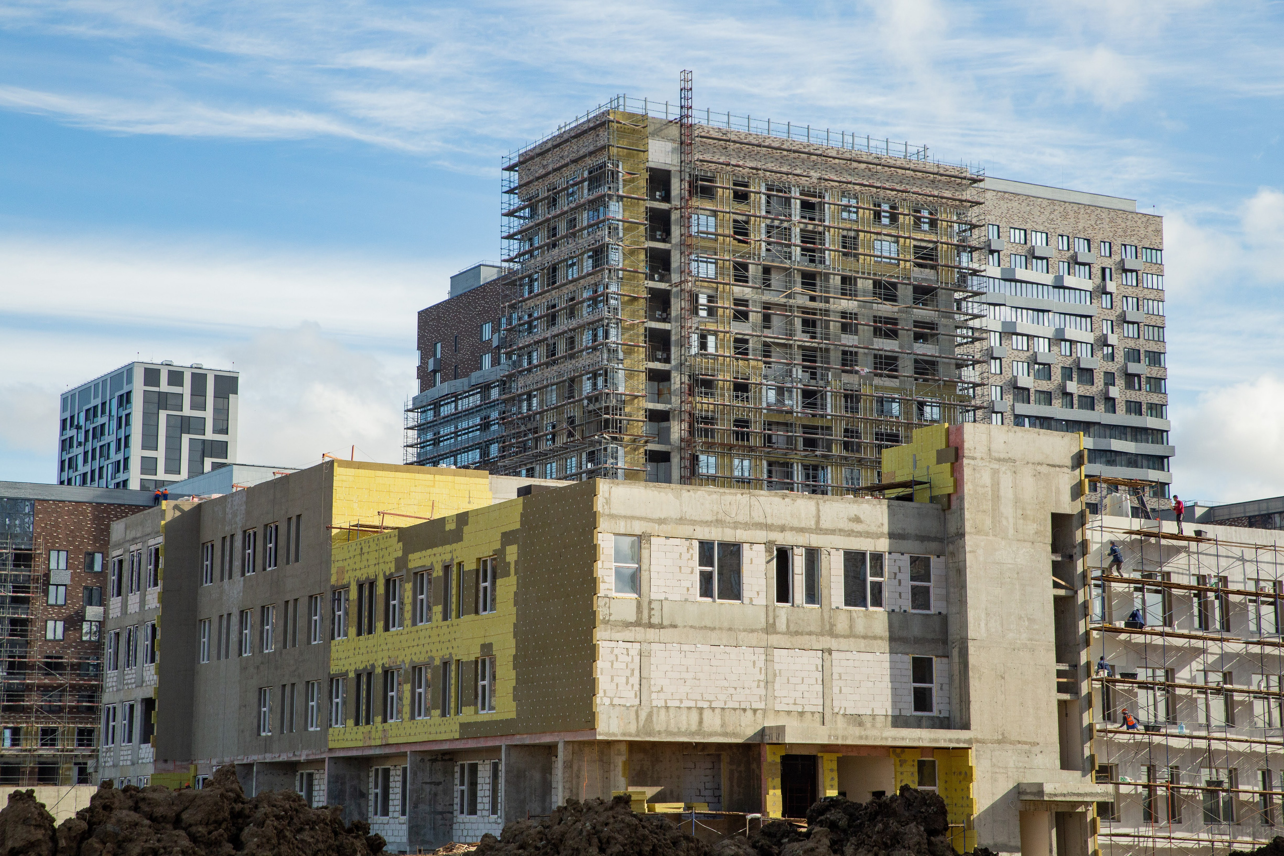 Этапы строительства. Рекламный коммерческий фотограф в Москве Владимир Лукьянов