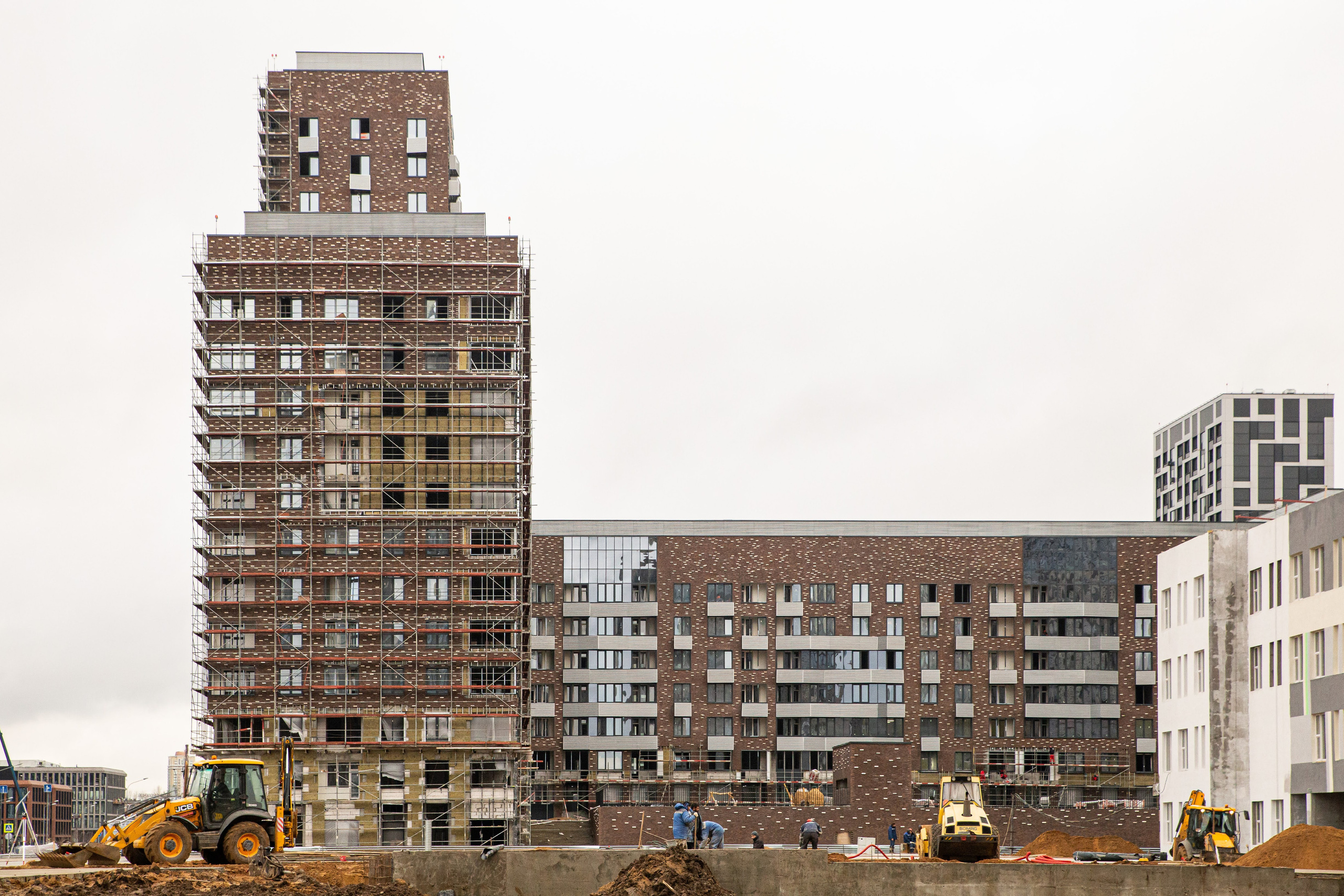Этапы строительства. Рекламный коммерческий фотограф в Москве Владимир Лукьянов