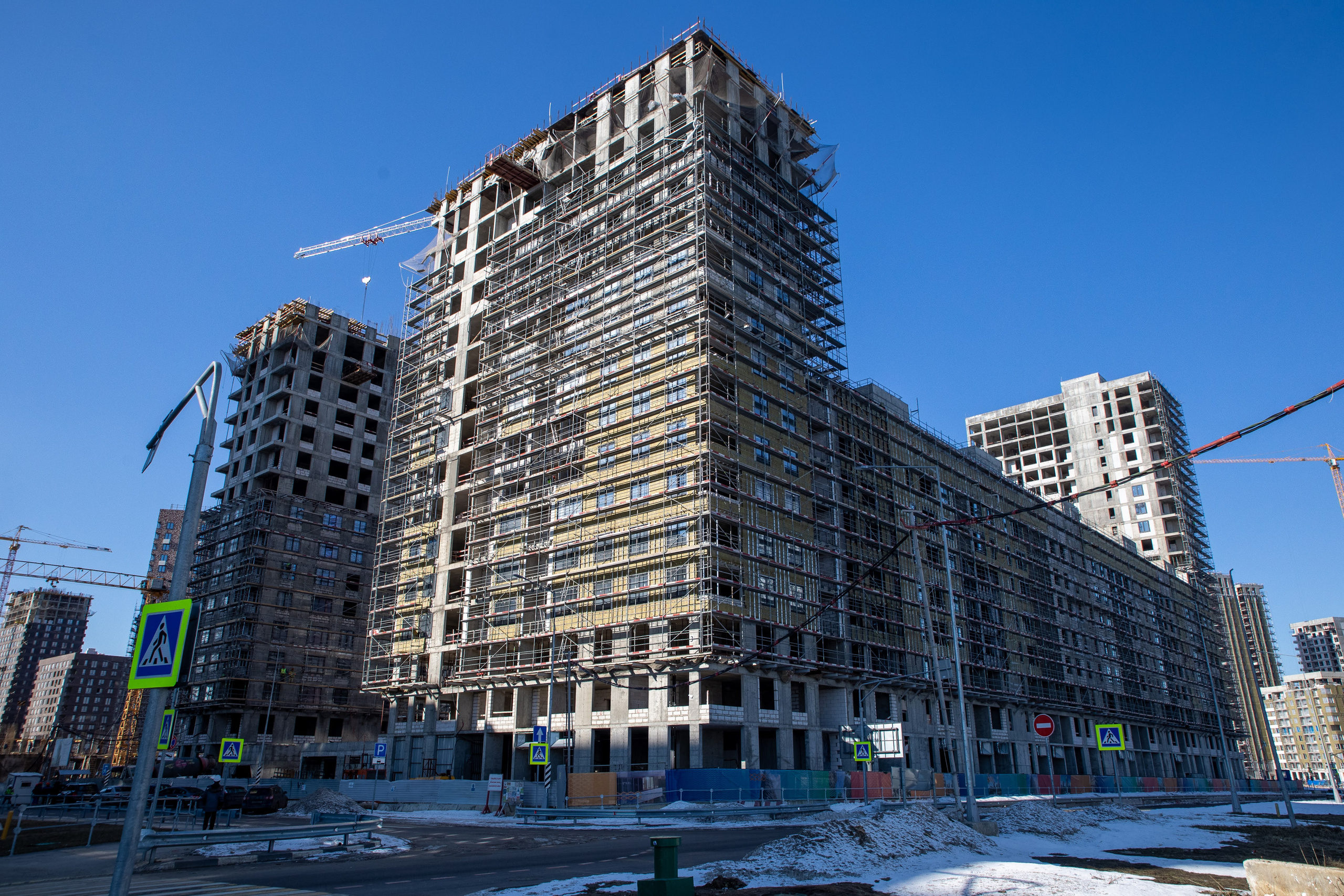 Этапы строительства. Рекламный коммерческий фотограф в Москве Владимир Лукьянов