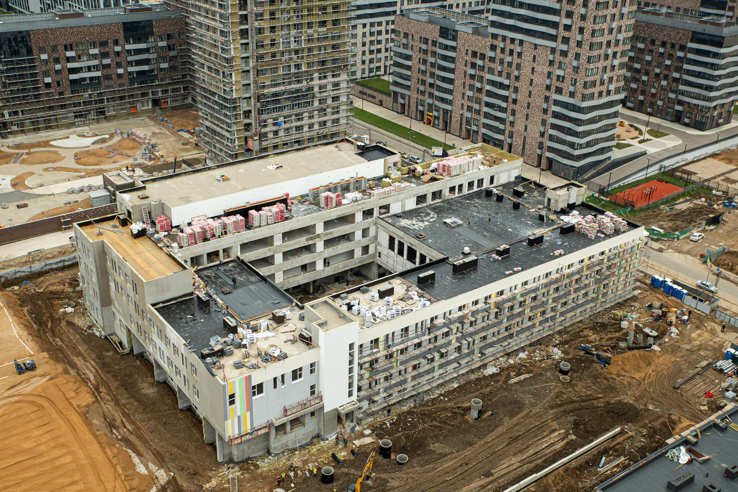 Этапы строительства. Рекламный коммерческий фотограф в Москве Владимир Лукьянов