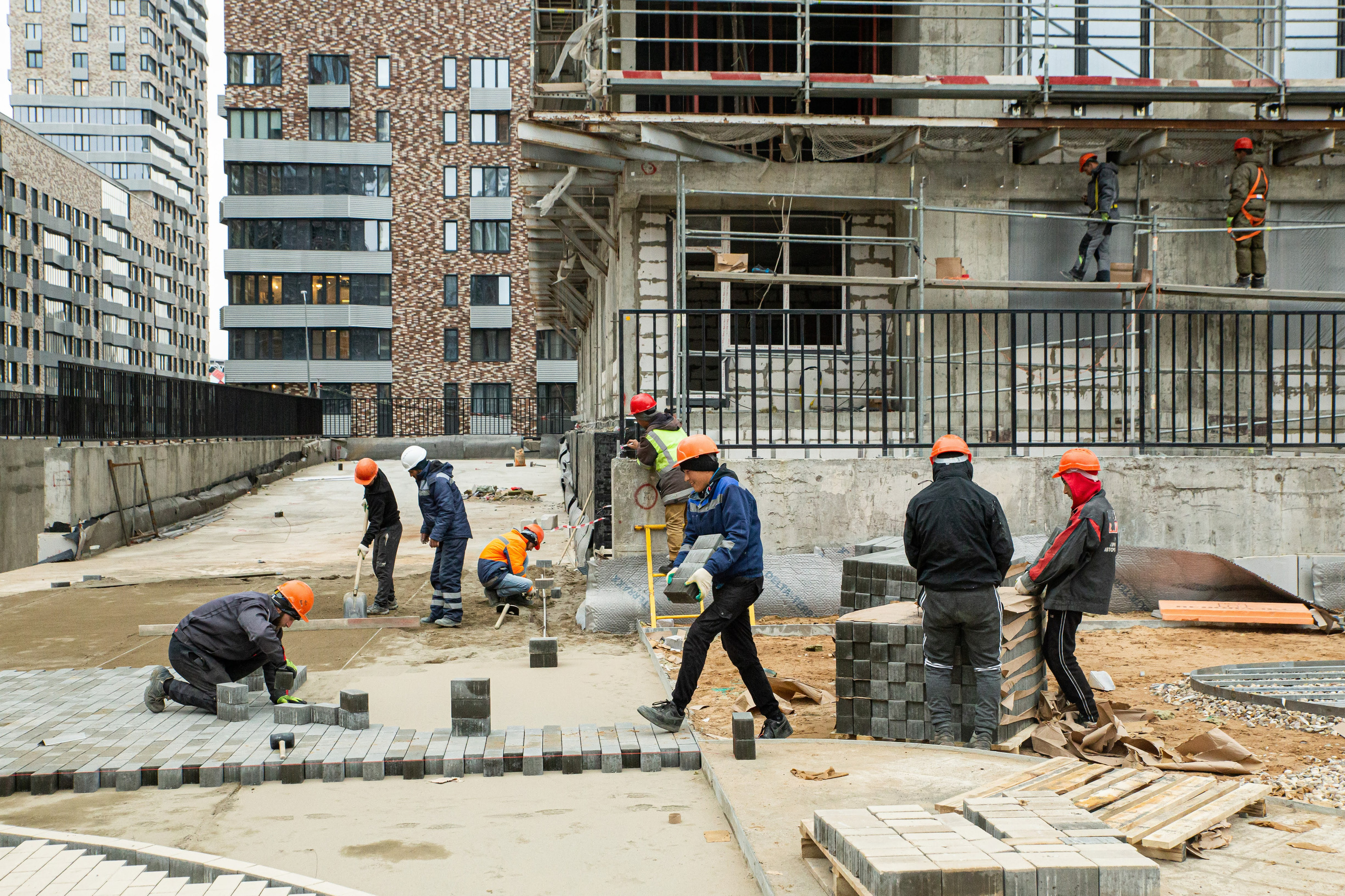 Этапы строительства. Рекламный коммерческий фотограф в Москве Владимир Лукьянов