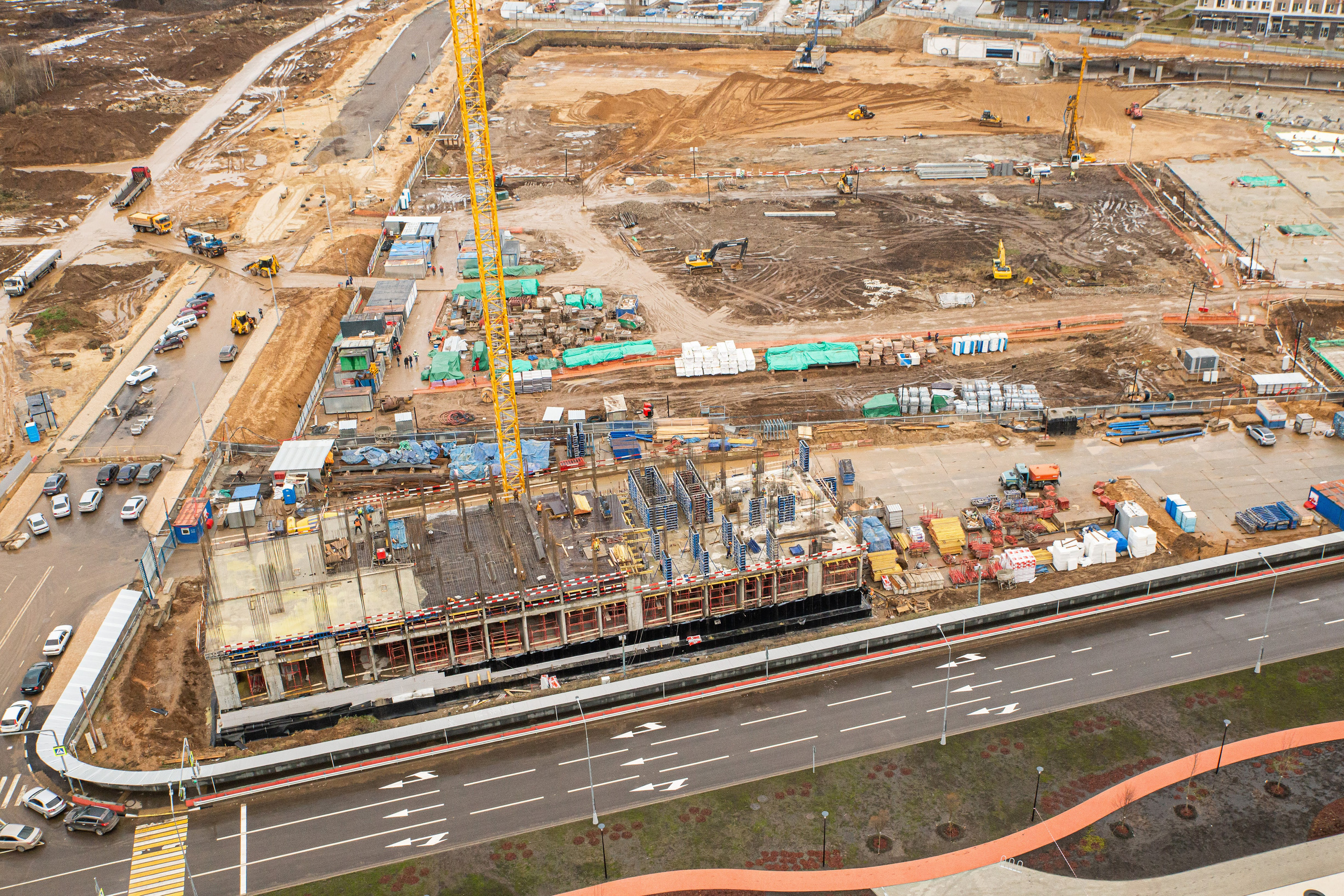 Этапы строительства. Рекламный коммерческий фотограф в Москве Владимир Лукьянов