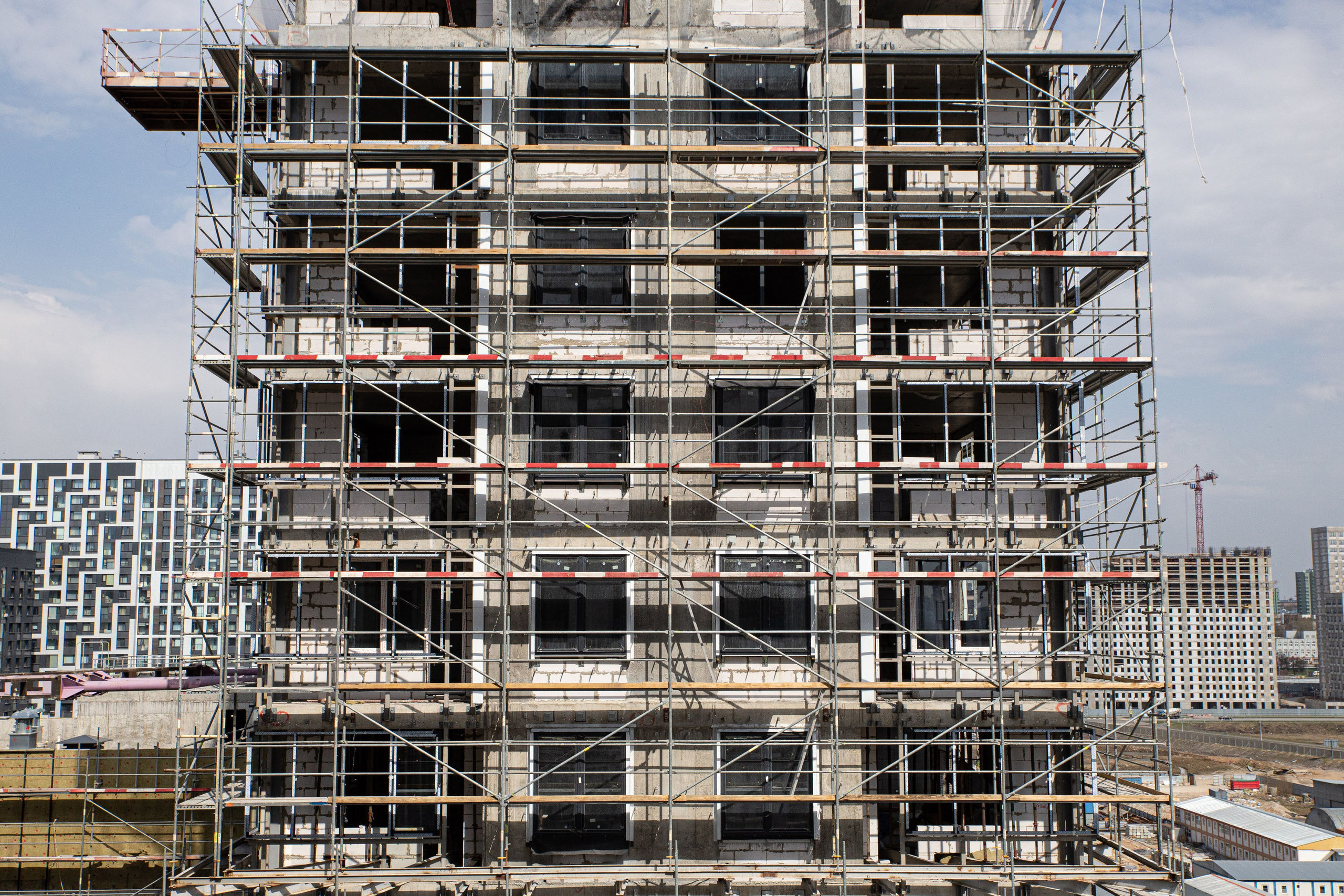 Этапы строительства. Рекламный коммерческий фотограф в Москве Владимир Лукьянов