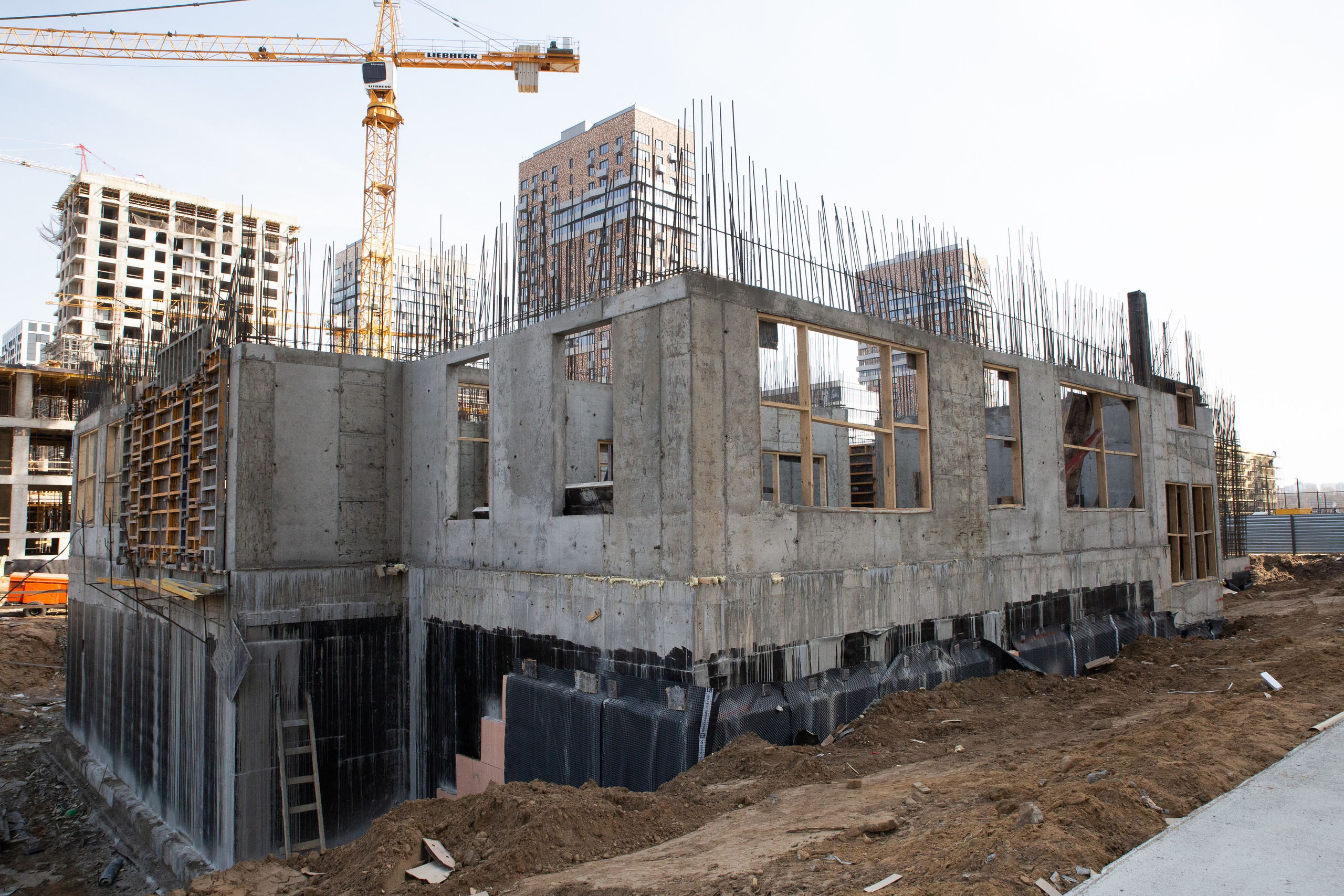 Этапы строительства. Рекламный коммерческий фотограф в Москве Владимир Лукьянов