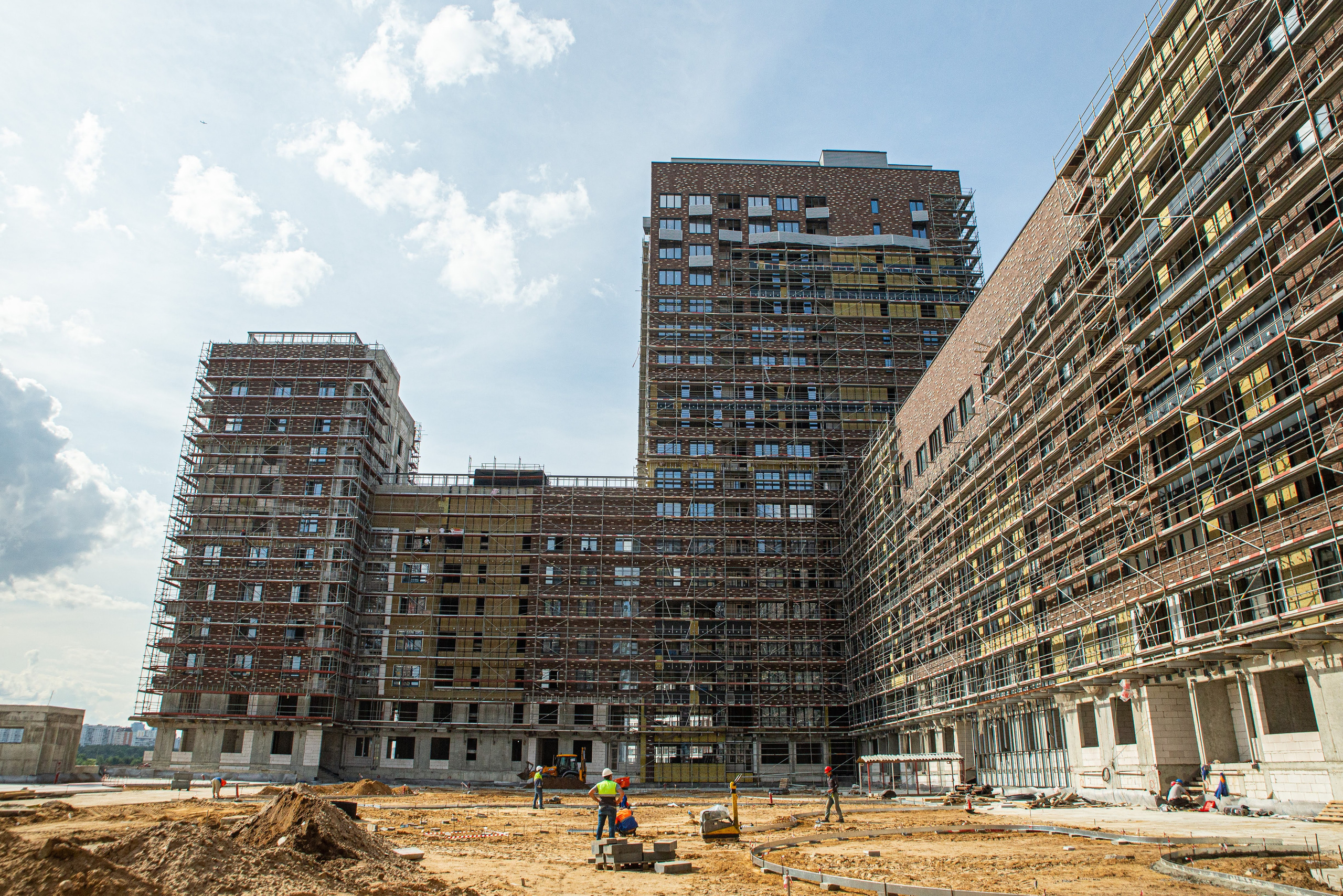Этапы строительства. Рекламный коммерческий фотограф в Москве Владимир Лукьянов