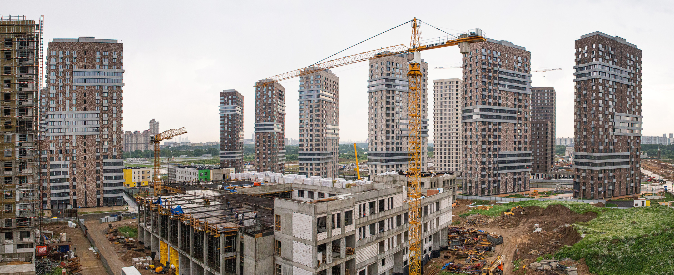 Этапы строительства. Рекламный коммерческий фотограф в Москве Владимир Лукьянов