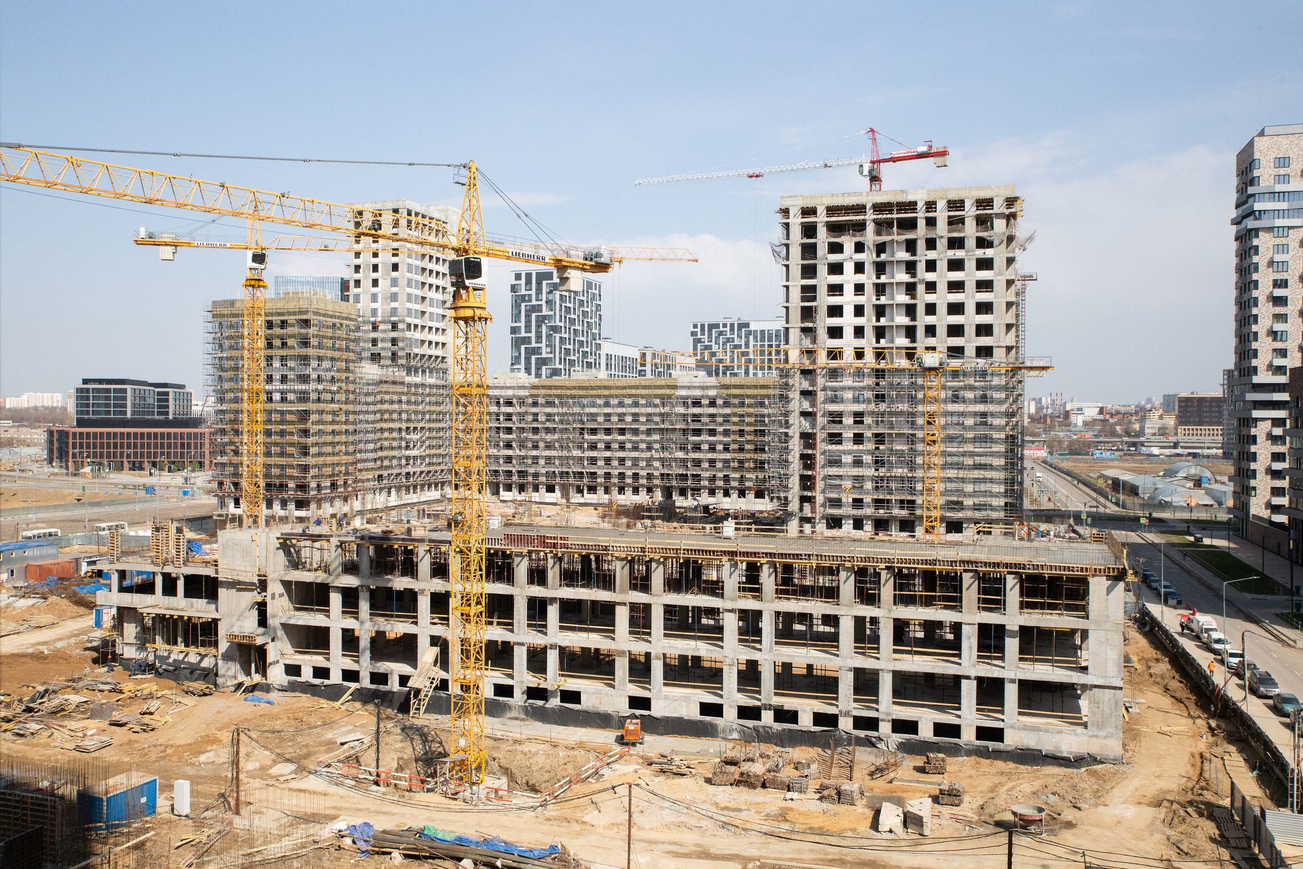 Этапы строительства. Рекламный коммерческий фотограф в Москве Владимир Лукьянов