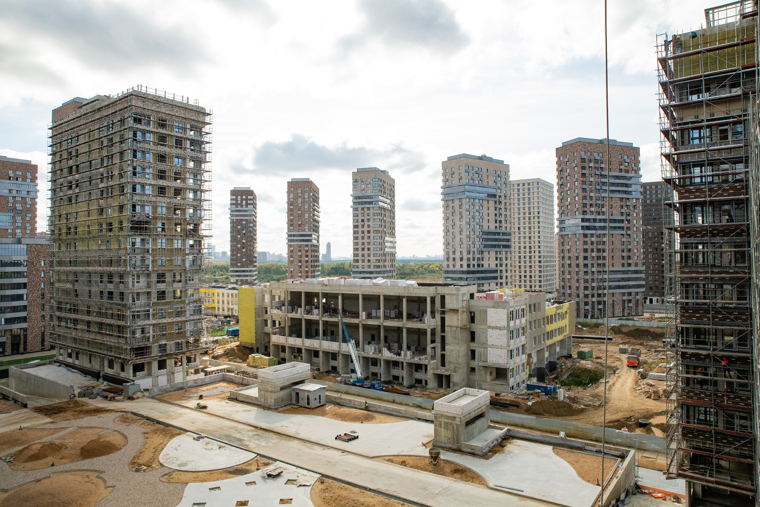Этапы строительства. Рекламный коммерческий фотограф в Москве Владимир Лукьянов