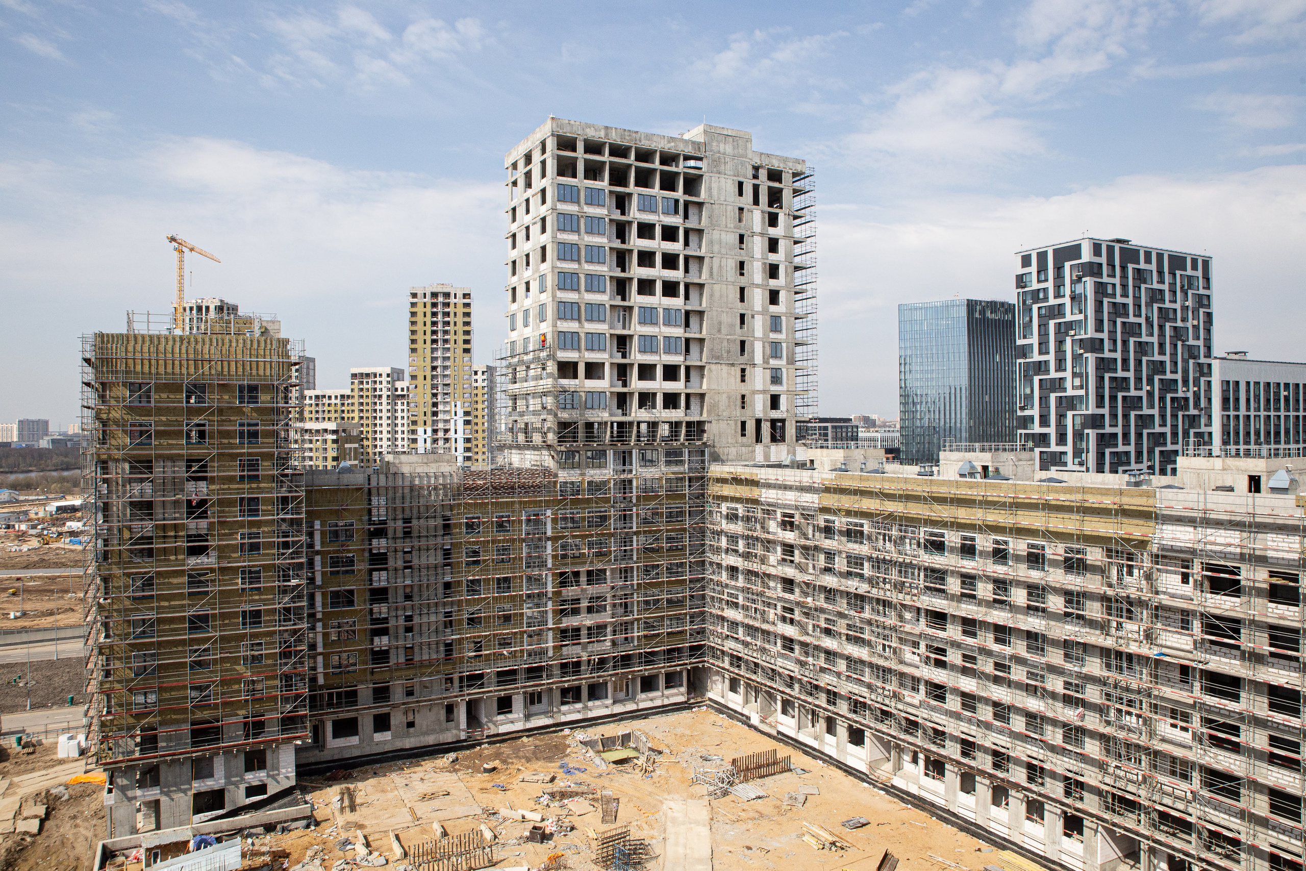 Этапы строительства. Рекламный коммерческий фотограф в Москве Владимир Лукьянов