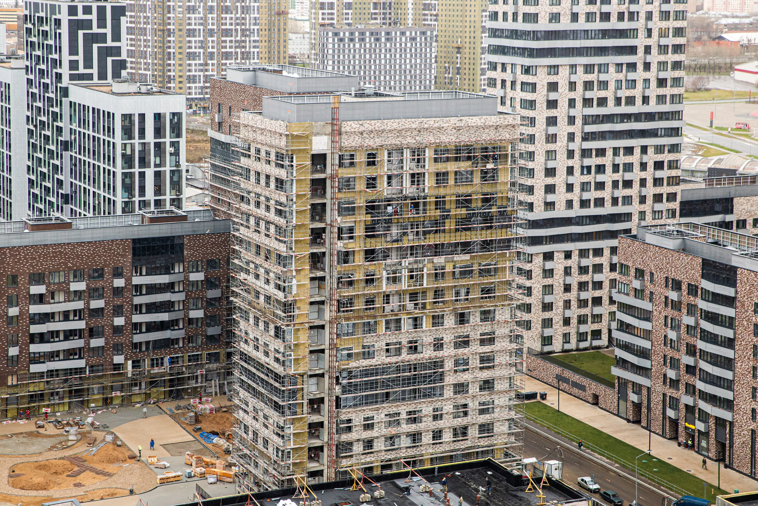 Этапы строительства. Рекламный коммерческий фотограф в Москве Владимир Лукьянов