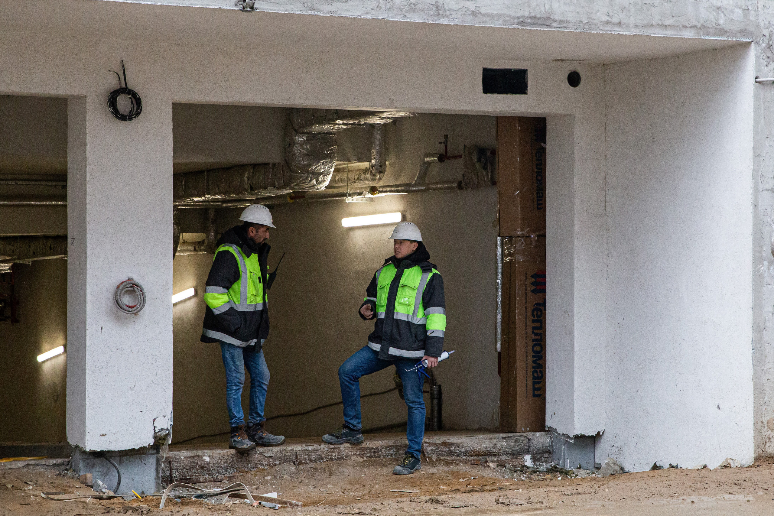 Этапы строительства. Рекламный коммерческий фотограф в Москве Владимир Лукьянов