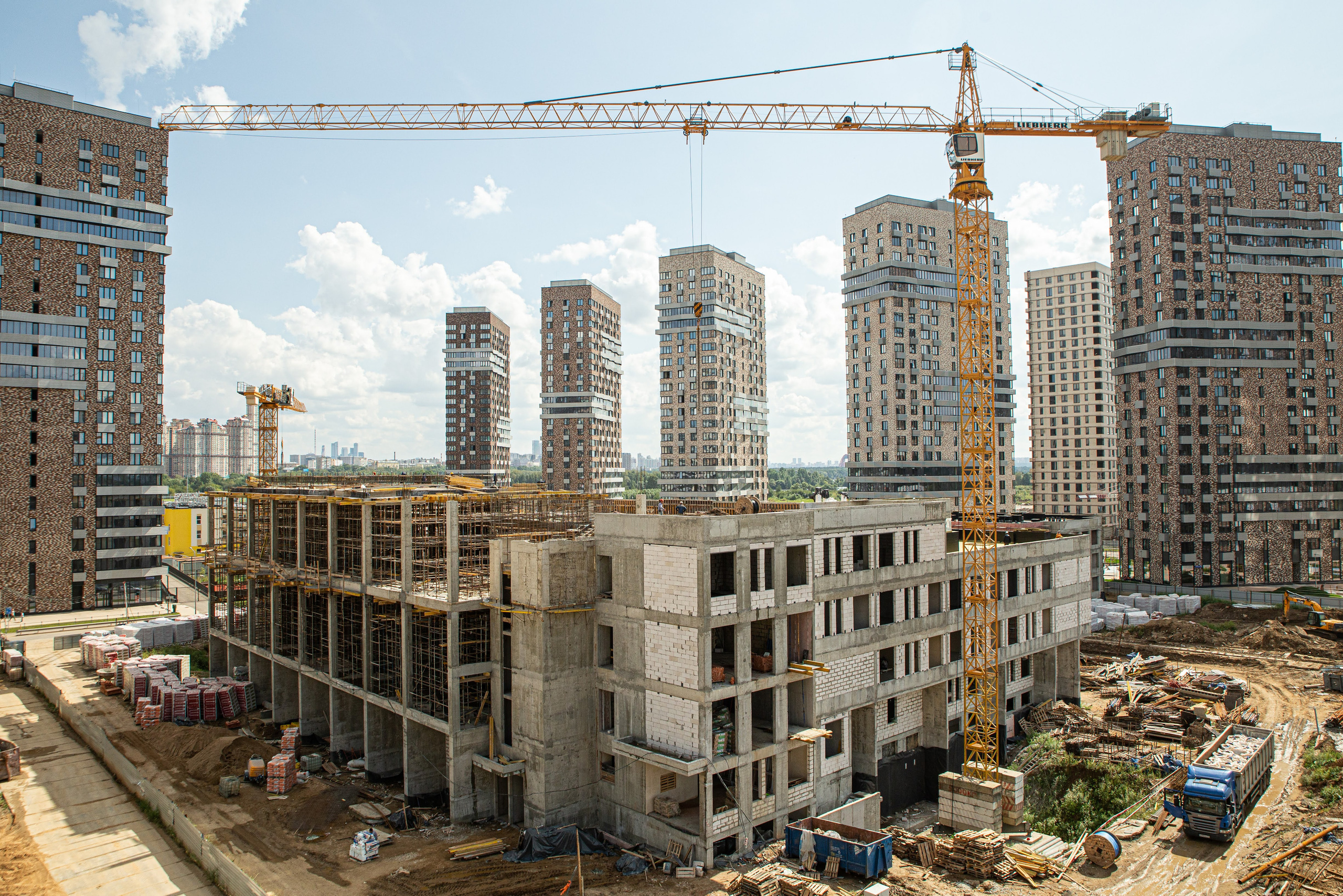 Этапы строительства. Рекламный коммерческий фотограф в Москве Владимир Лукьянов