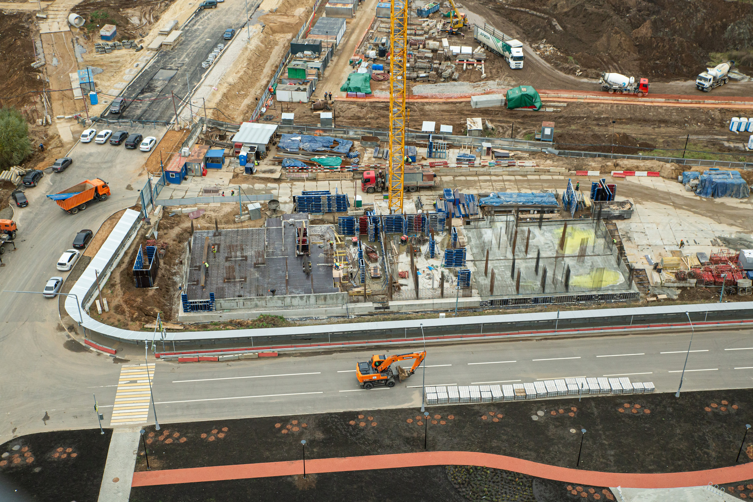 Этапы строительства. Рекламный коммерческий фотограф в Москве Владимир Лукьянов
