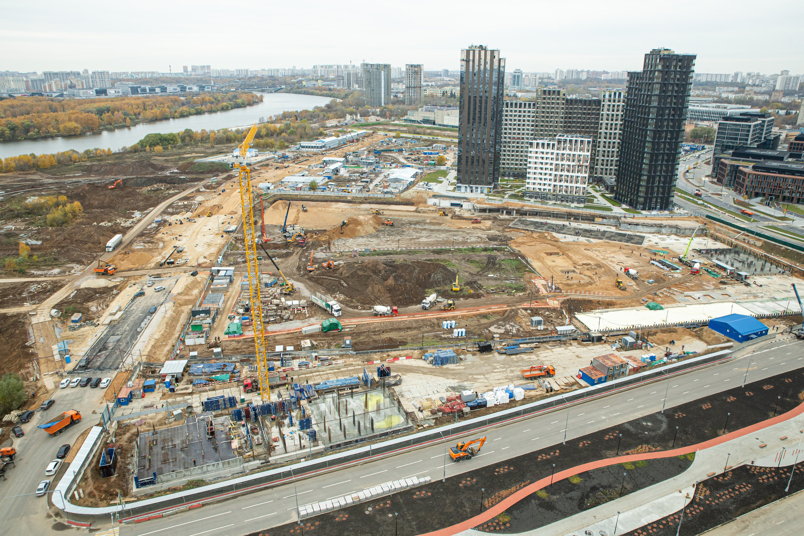 Этапы строительства. Рекламный коммерческий фотограф в Москве Владимир Лукьянов