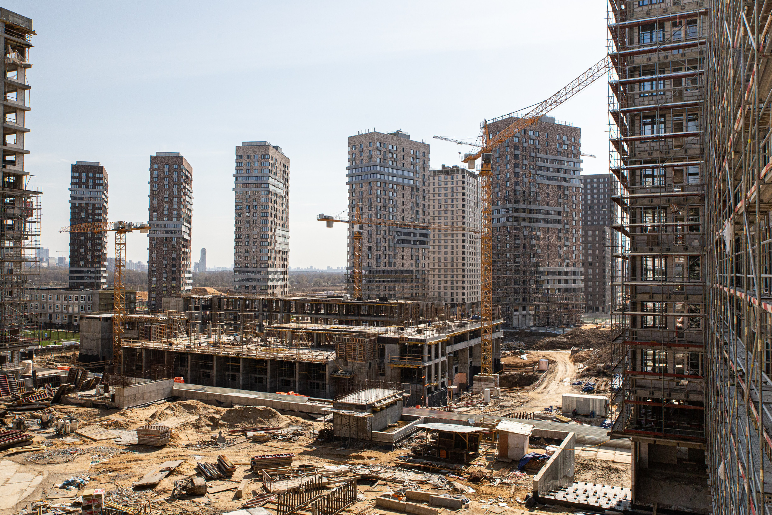 Этапы строительства. Рекламный коммерческий фотограф в Москве Владимир Лукьянов