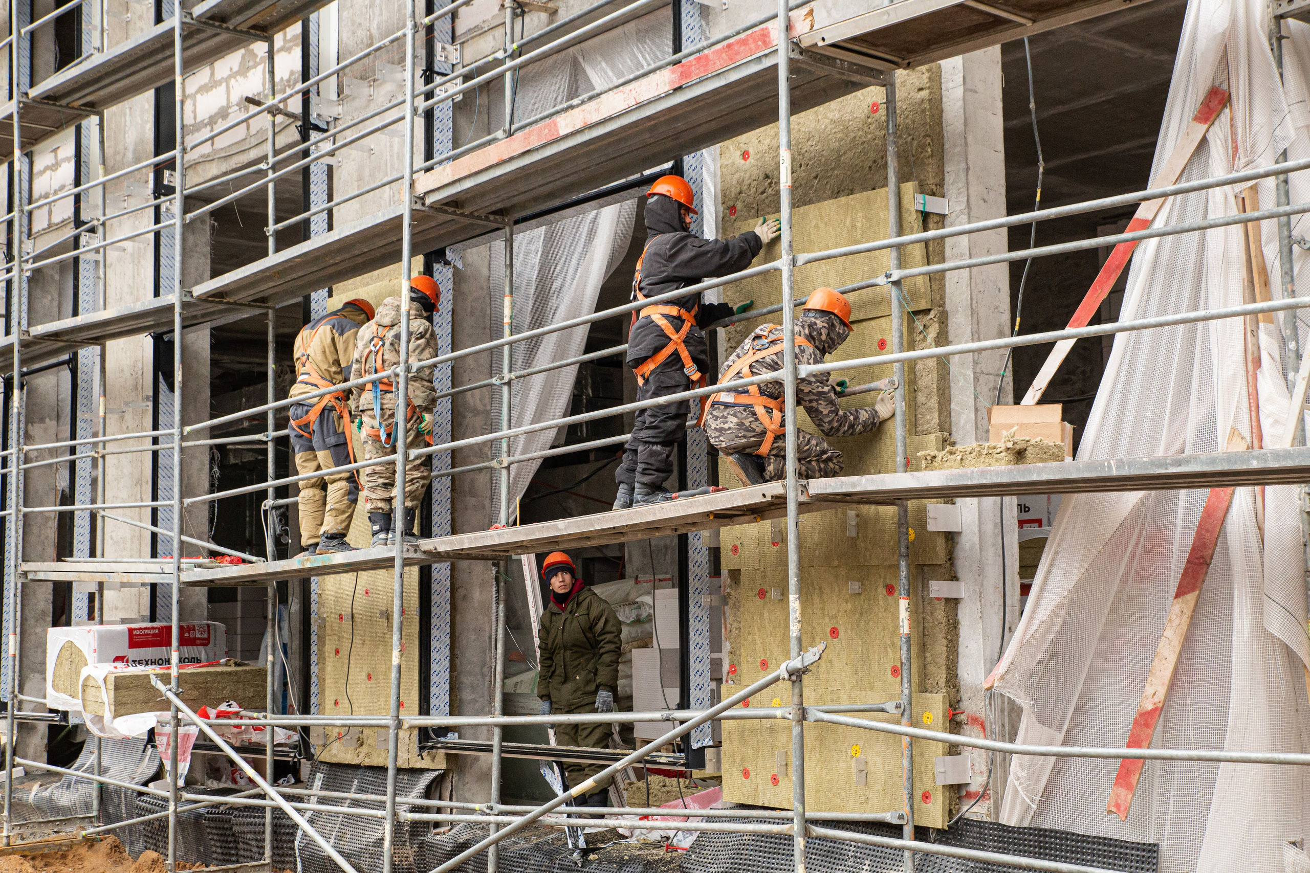 Этапы строительства. Рекламный коммерческий фотограф в Москве Владимир Лукьянов