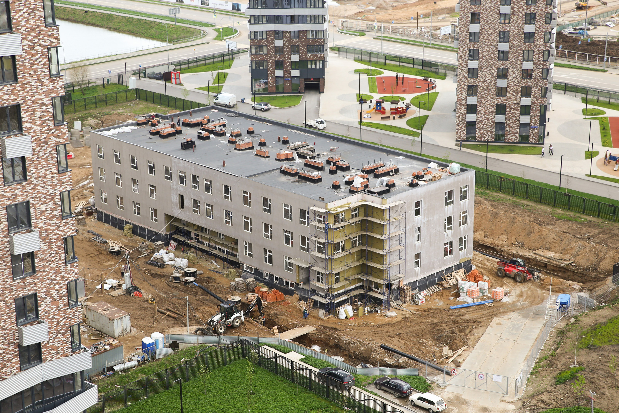 Этапы строительства. Рекламный коммерческий фотограф в Москве Владимир Лукьянов