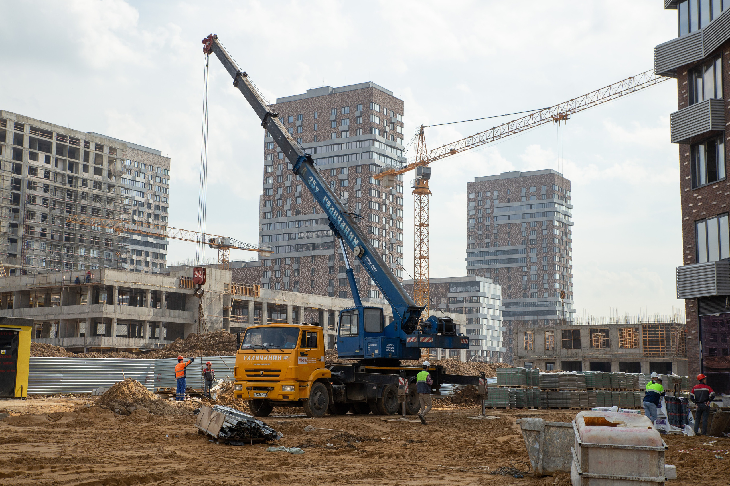 Этапы строительства. Рекламный коммерческий фотограф в Москве Владимир Лукьянов